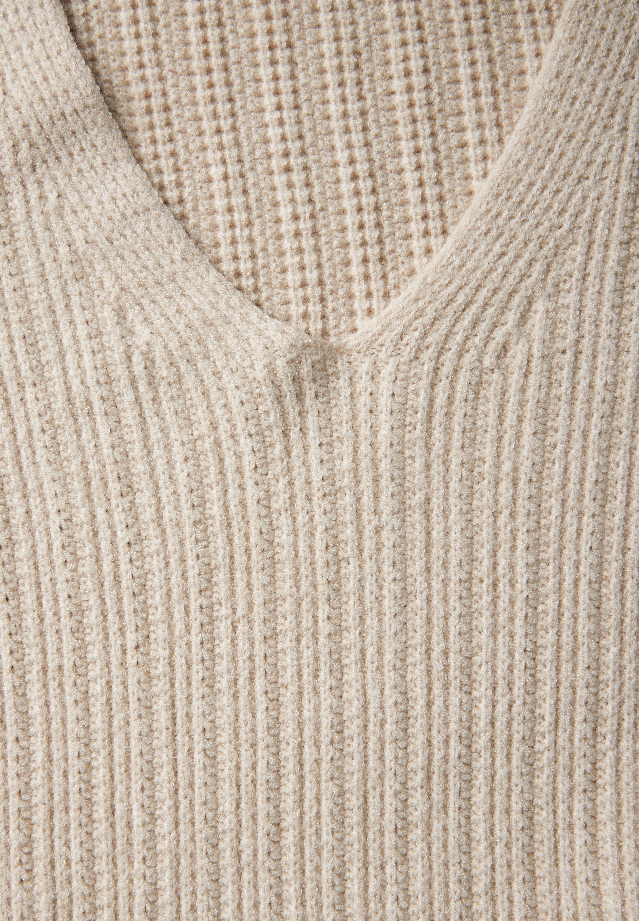 STREET ONE Strickpullover, mit Rippstrick-Struktur