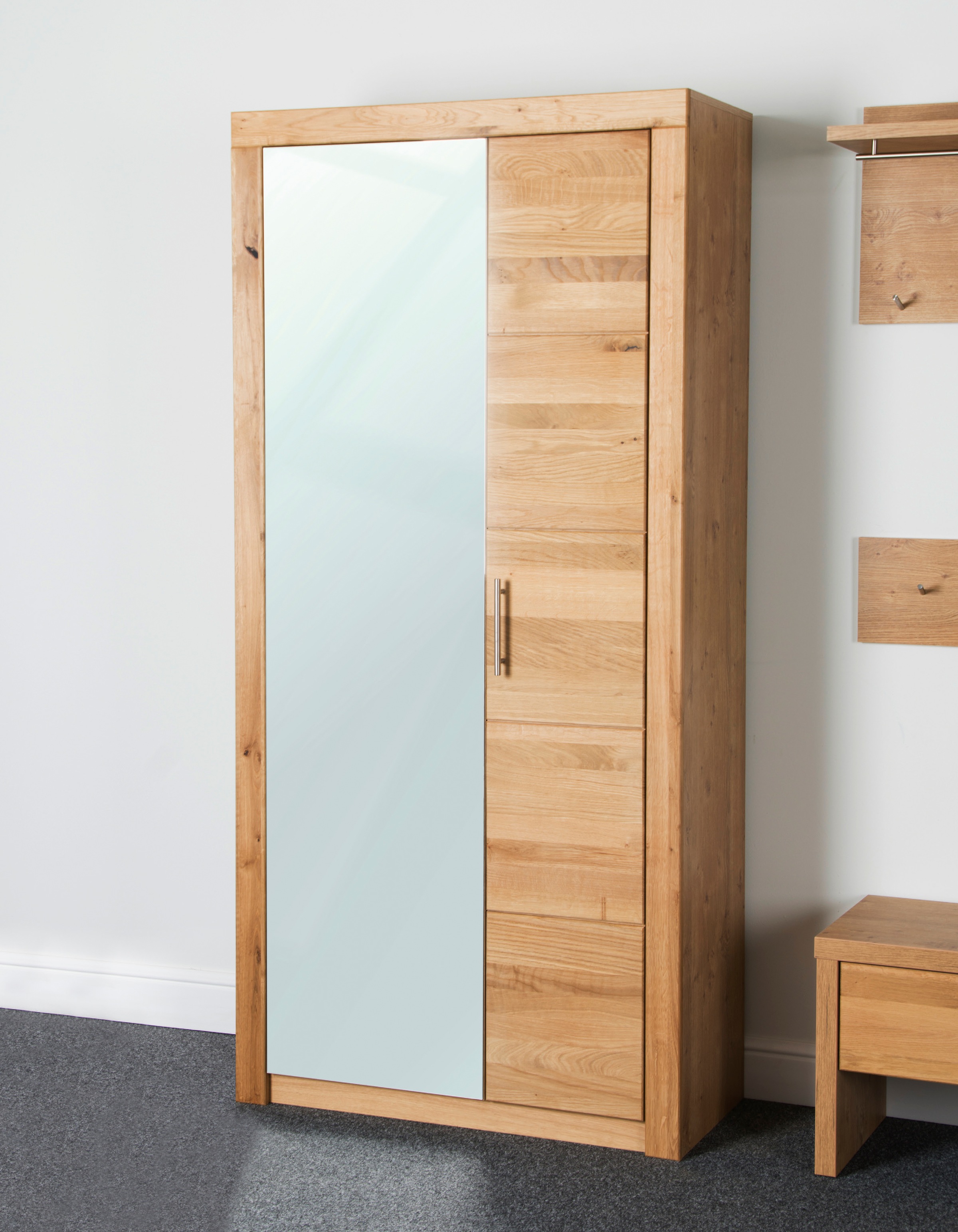 VOGL Möbelfabrik Garderobenschrank "Toronto" mit einer Spiegeltür günstig online kaufen