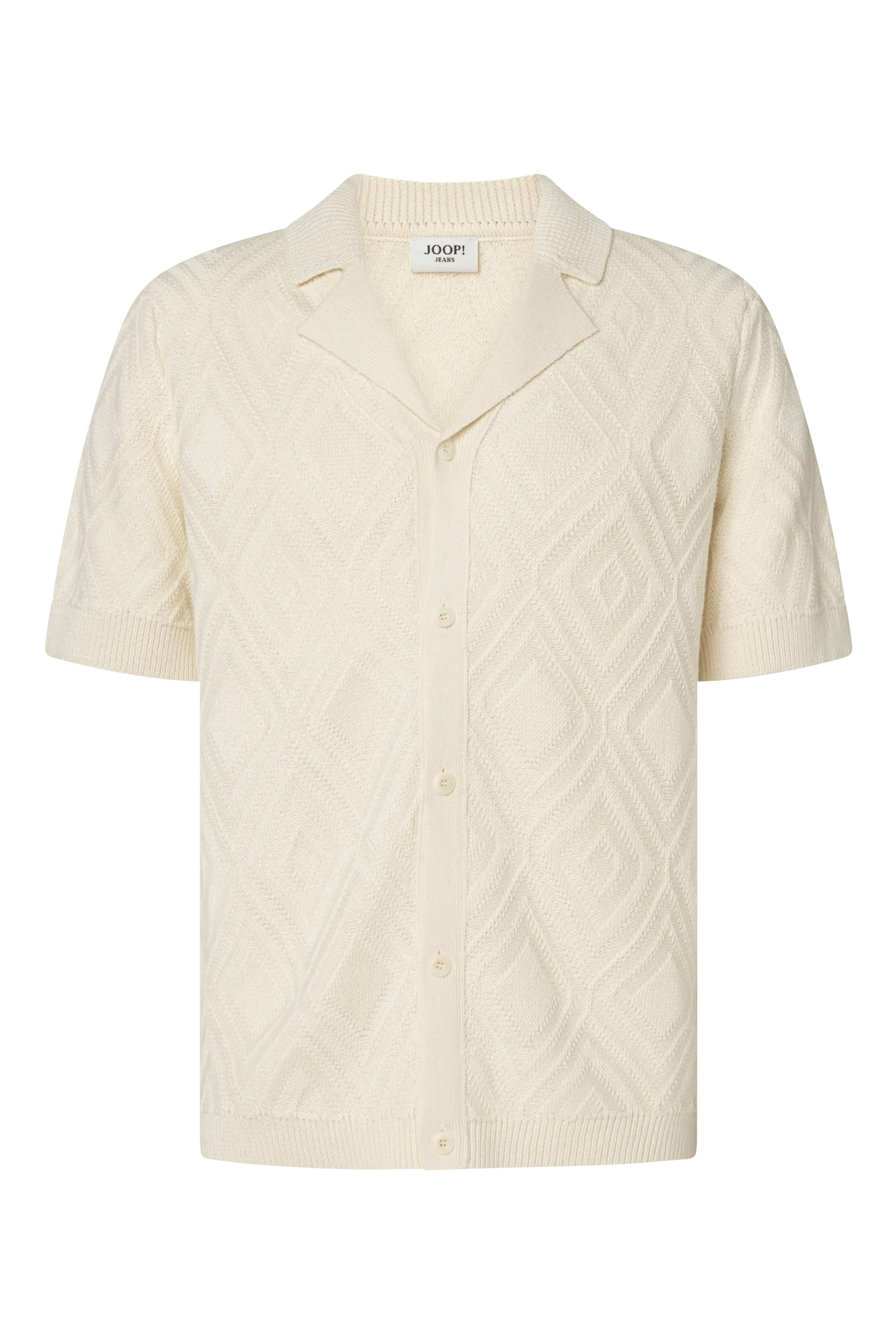 Joop Jeans V-Shirt "Diamor" aus Strick, mit Reverskragen