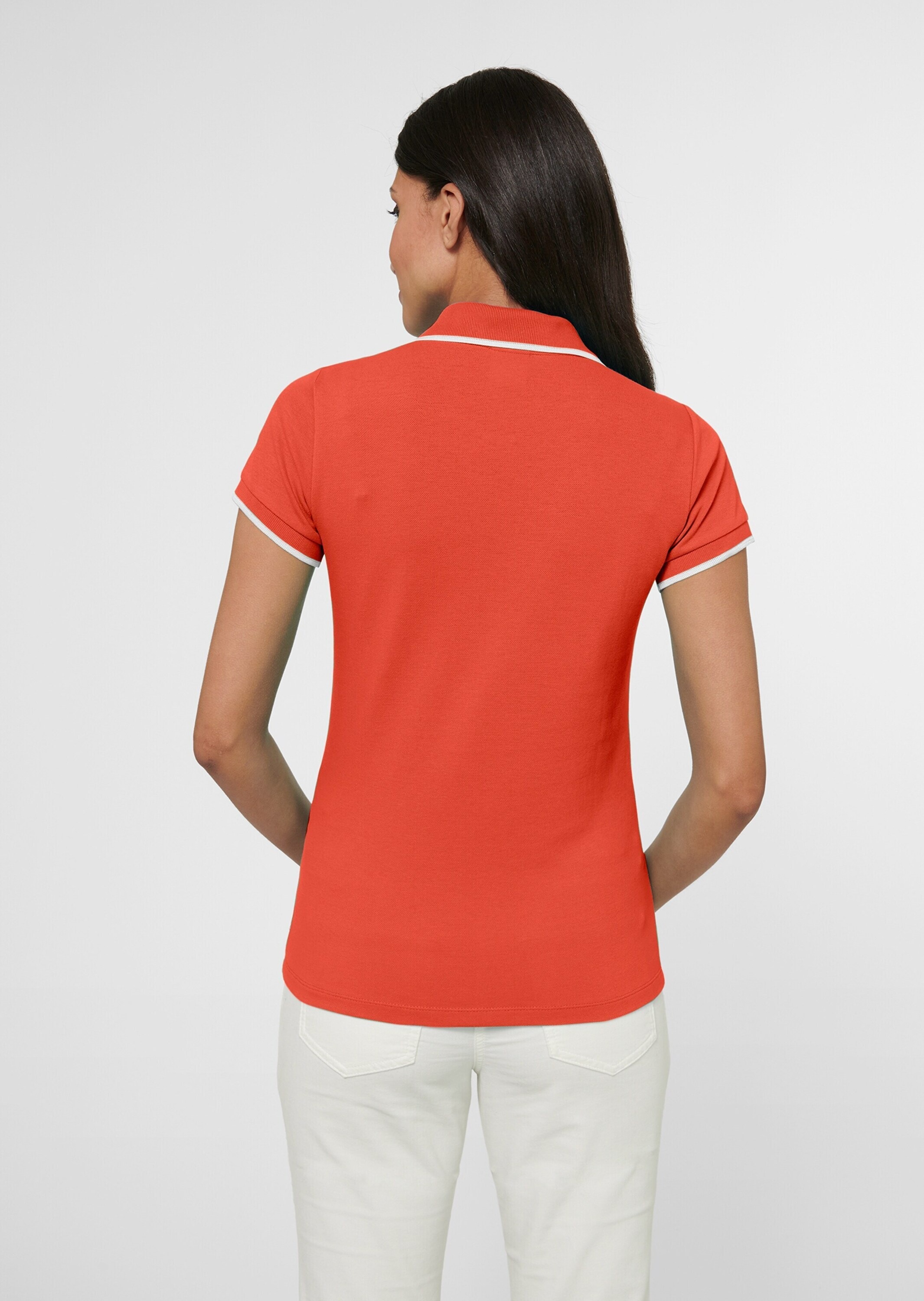 MADELEINE Classic Polo Shirt Women's Orange Size 42 3