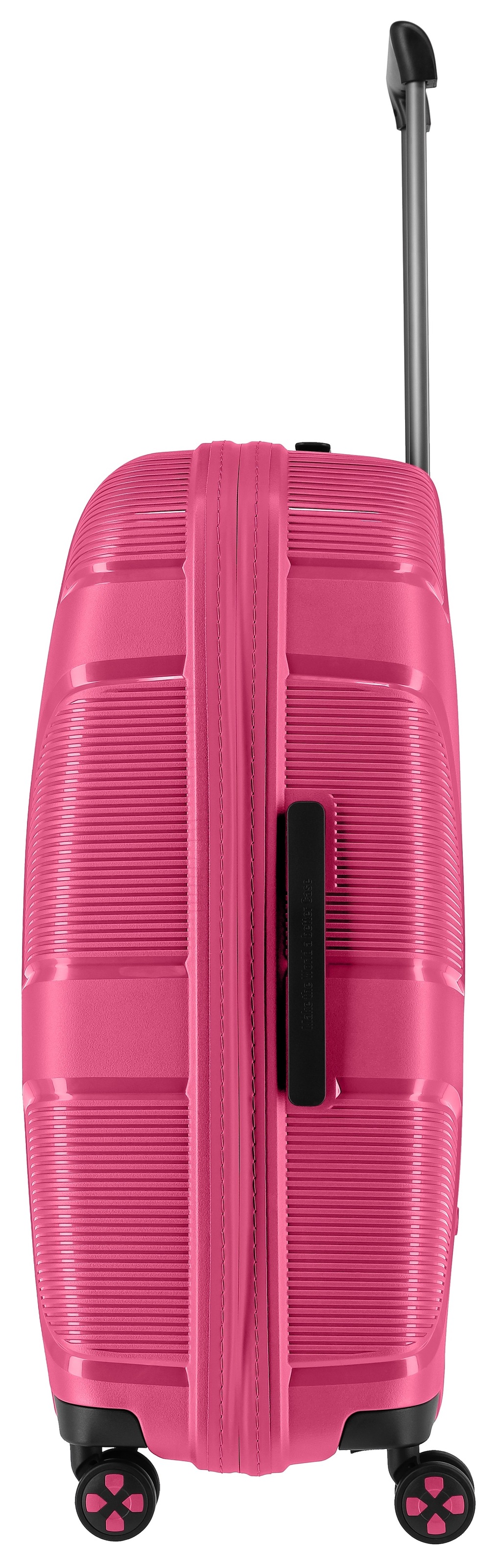 IMPACKT Hartschalen-Trolley »IP1, verschiedene Größen und Farben«, 4 Rollen, Hartschalen-Koffer vegan Koffer Reisegepäck USB-Port TSA Zahlenschloss
