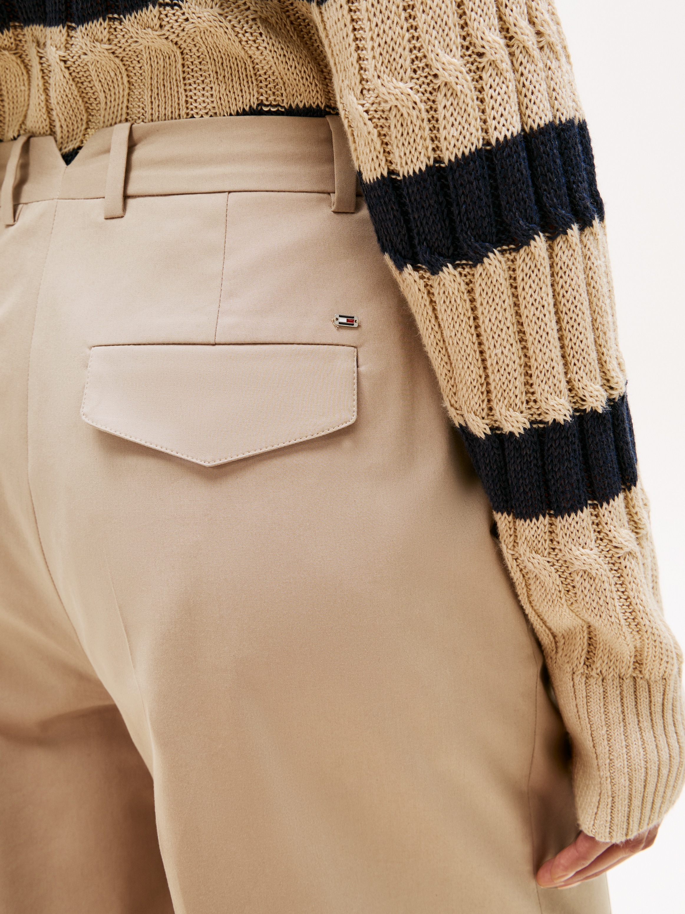 Tommy Hilfiger Chinohose "COTTON WIDE LEG ANKLE CHINO PANT" günstig online kaufen