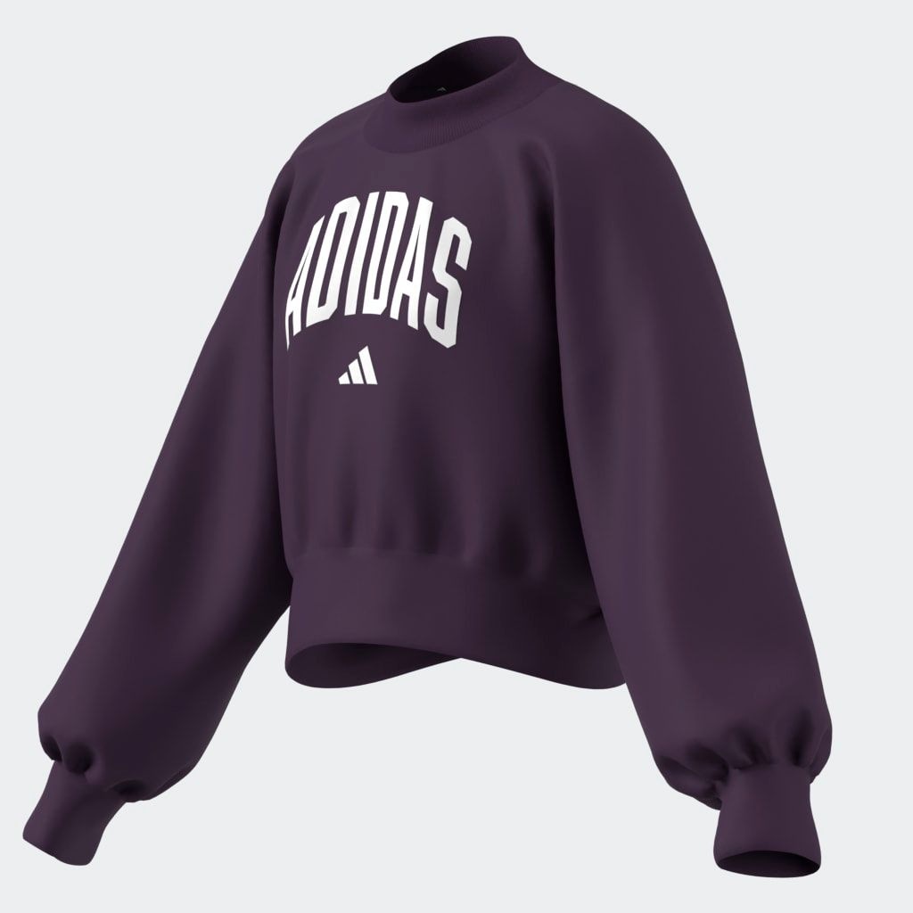 adidas Sportswear Sweatshirt »SEASONALS ESSENTIALS COLLEGIATE TYPOGRAPHY CREWNECK KIDS«, sportlicher Stil, ohne Verschluss, mit Rundhalsausschnitt

