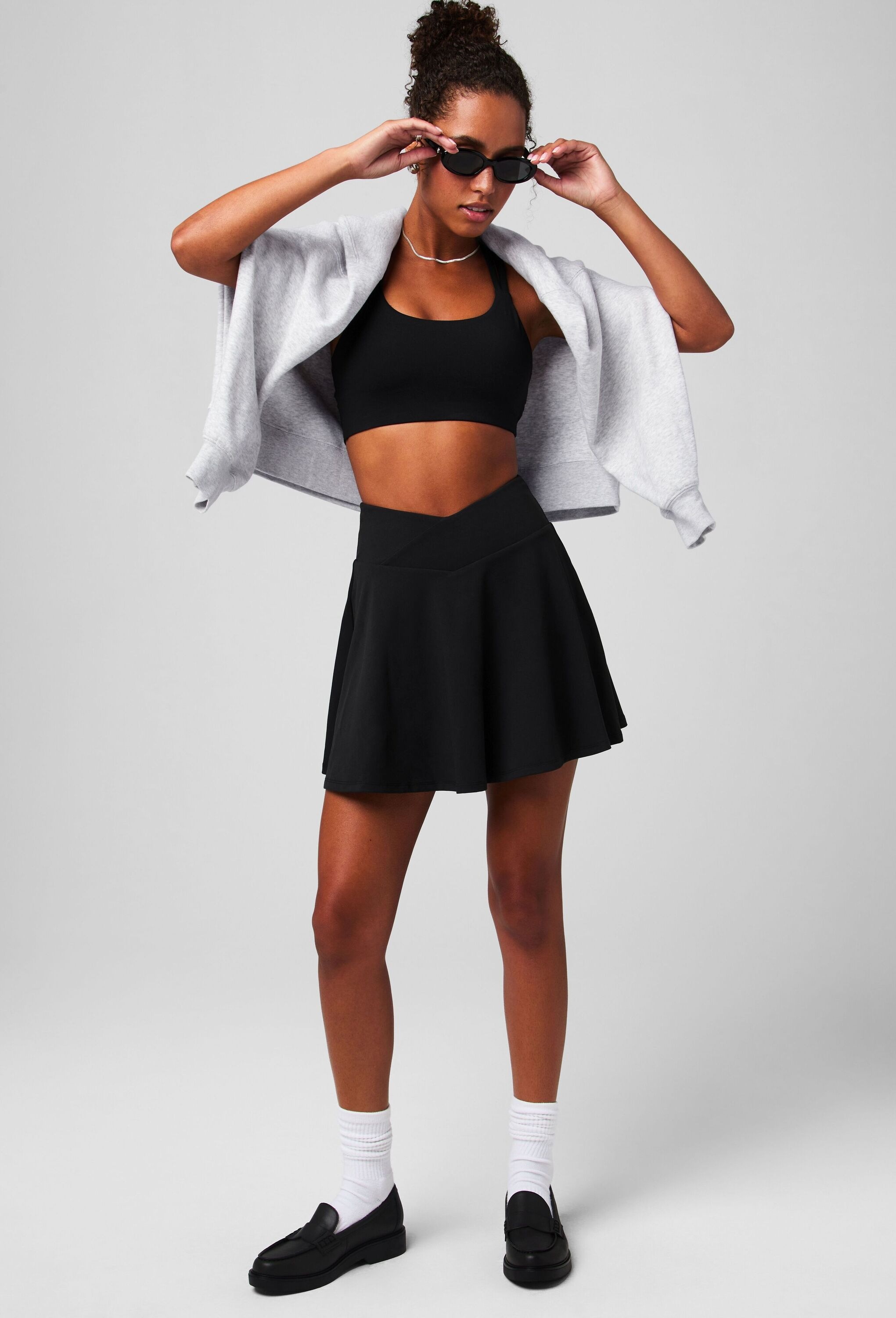 Fabletics Sommerrock »Fabletics Rock CROSSOVER FLOUNCE CLASSIC MINI SKIRT« aus weichem Material