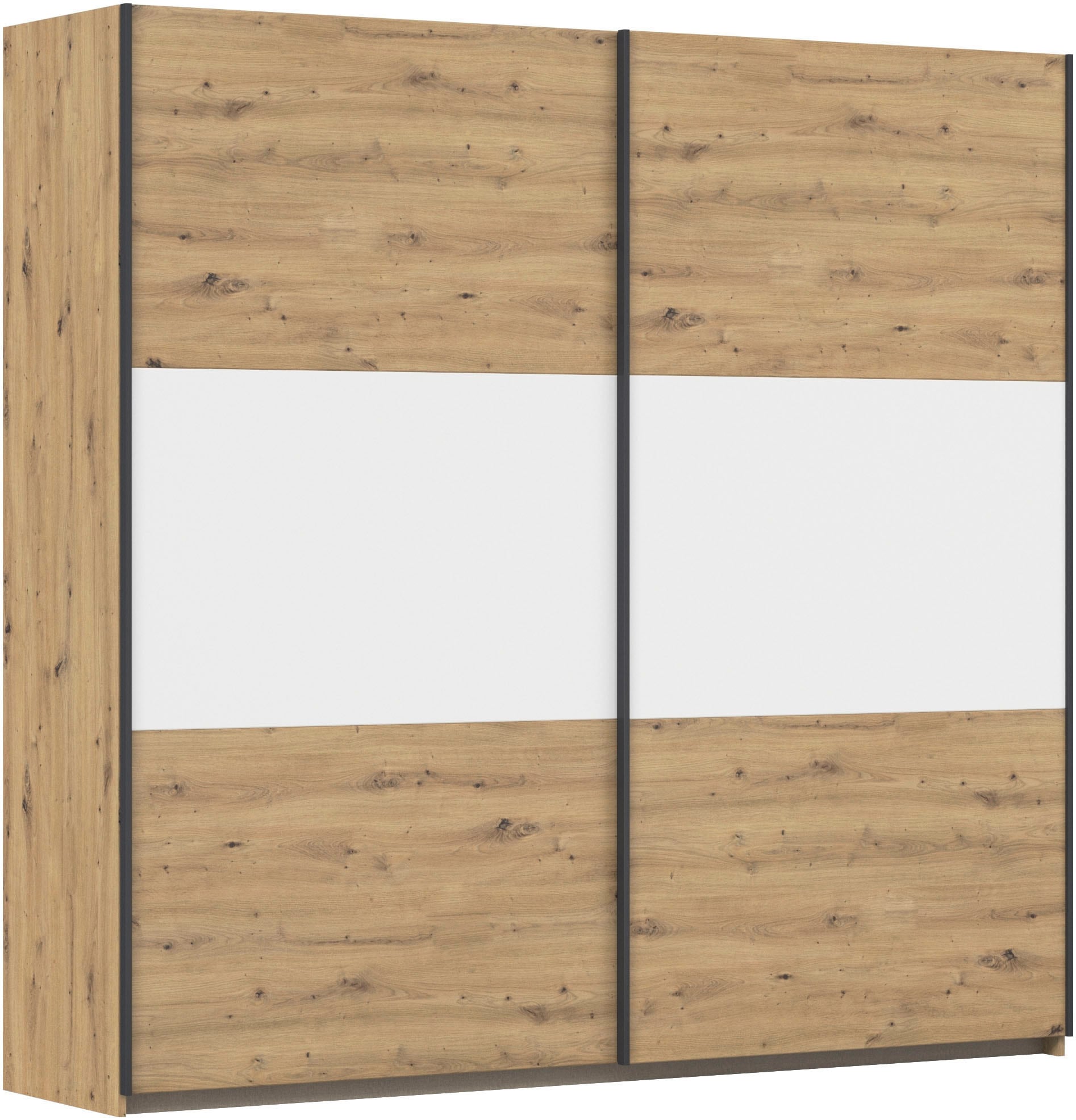 rauch 1100000002199 "Kleiderschrank Schrank Garderobe Garderobenschrank Wäscheschrank NEO" 3 verschiedene Ausstattungen BASIC/CLASSIC/PREMIUM (inkl. SOFT-CLOSE), mit großzügigem Stauraum und vielfältigen Farbkombinationen