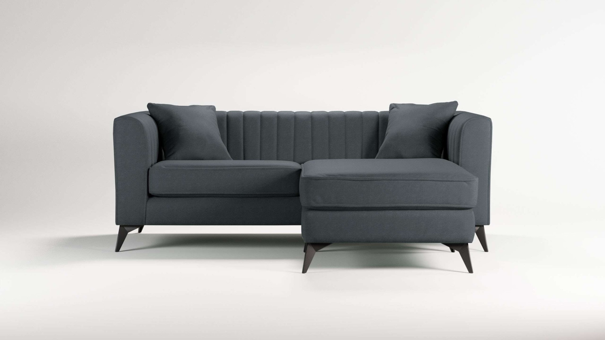 Places of Style Ecksofa "MATTHEW L-Form ideal für kleine Räume, Maße B/T/H: günstig online kaufen
