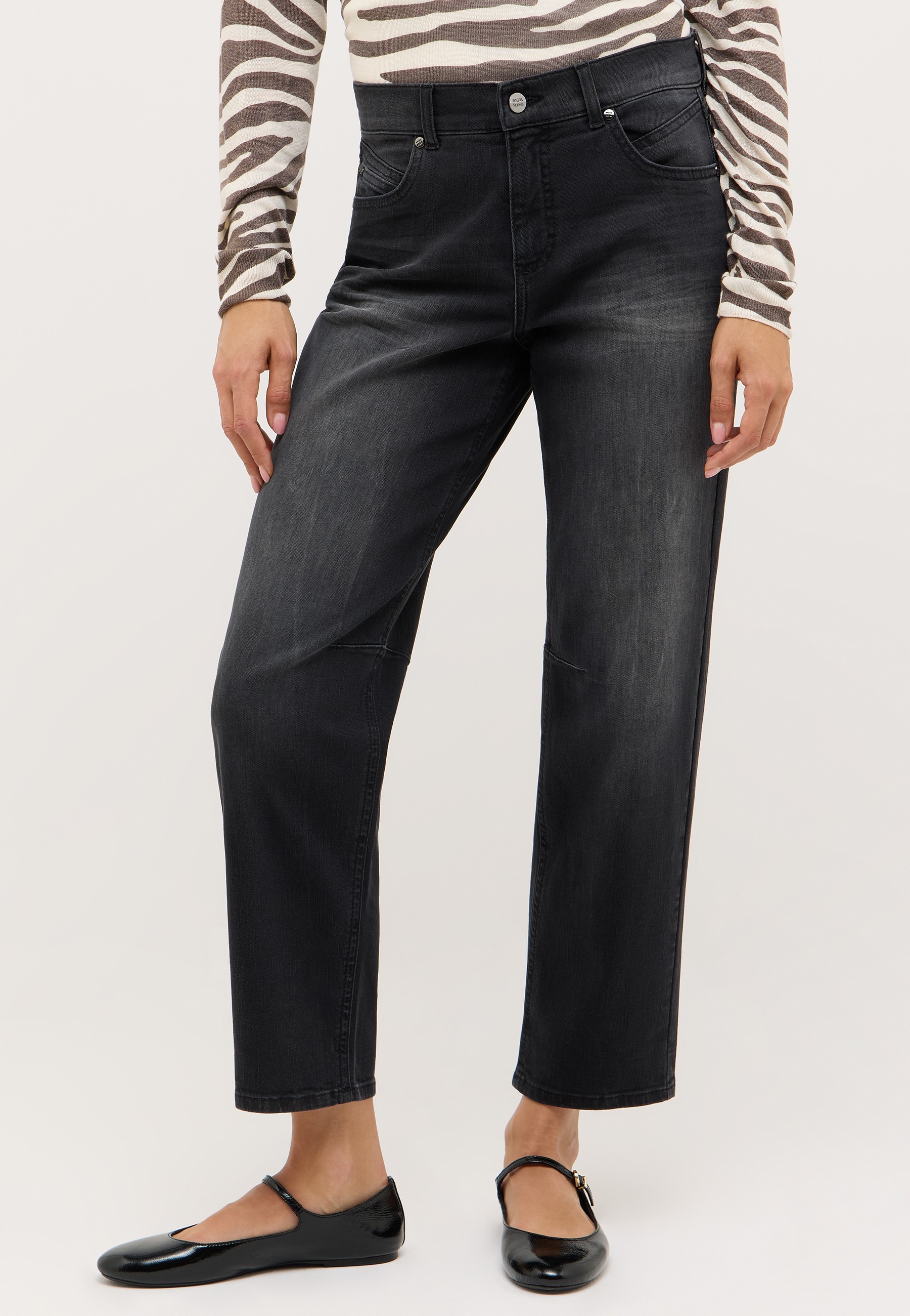 ANGELS 7/8-Jeans "EVY" 7/8-lange Schnittform, lockere Passform, aus Baumwollmischung