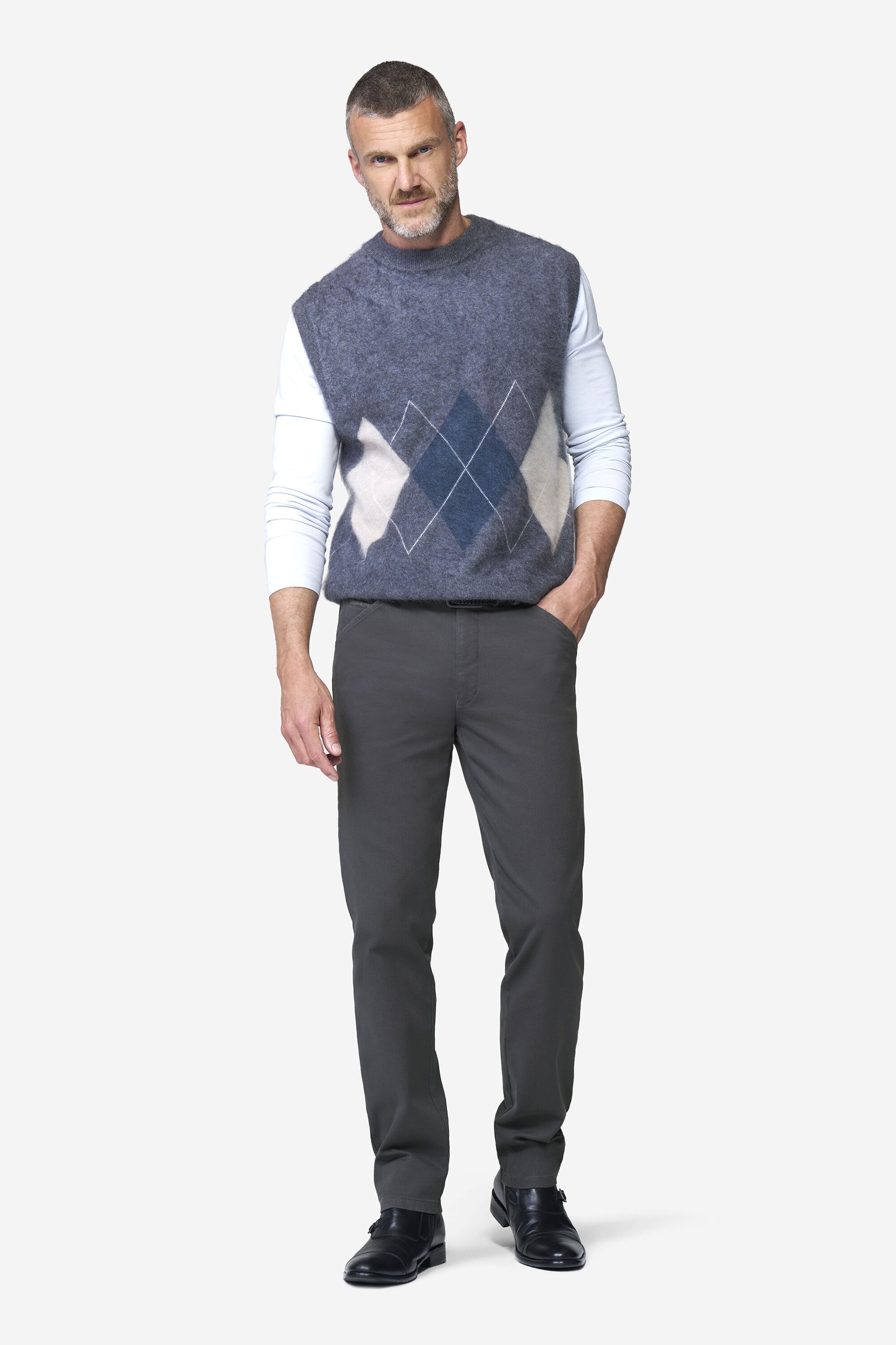 MEYER Chinos »Chicago 2-5627«  im Canvas Look