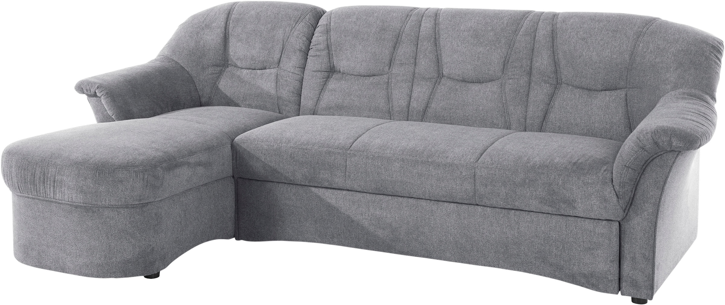 DOMO collection Ecksofa »Sarafina zeitlos und komfortabel, optional mit Federkern, L-Form«, wahlweise mit Bettfunktion