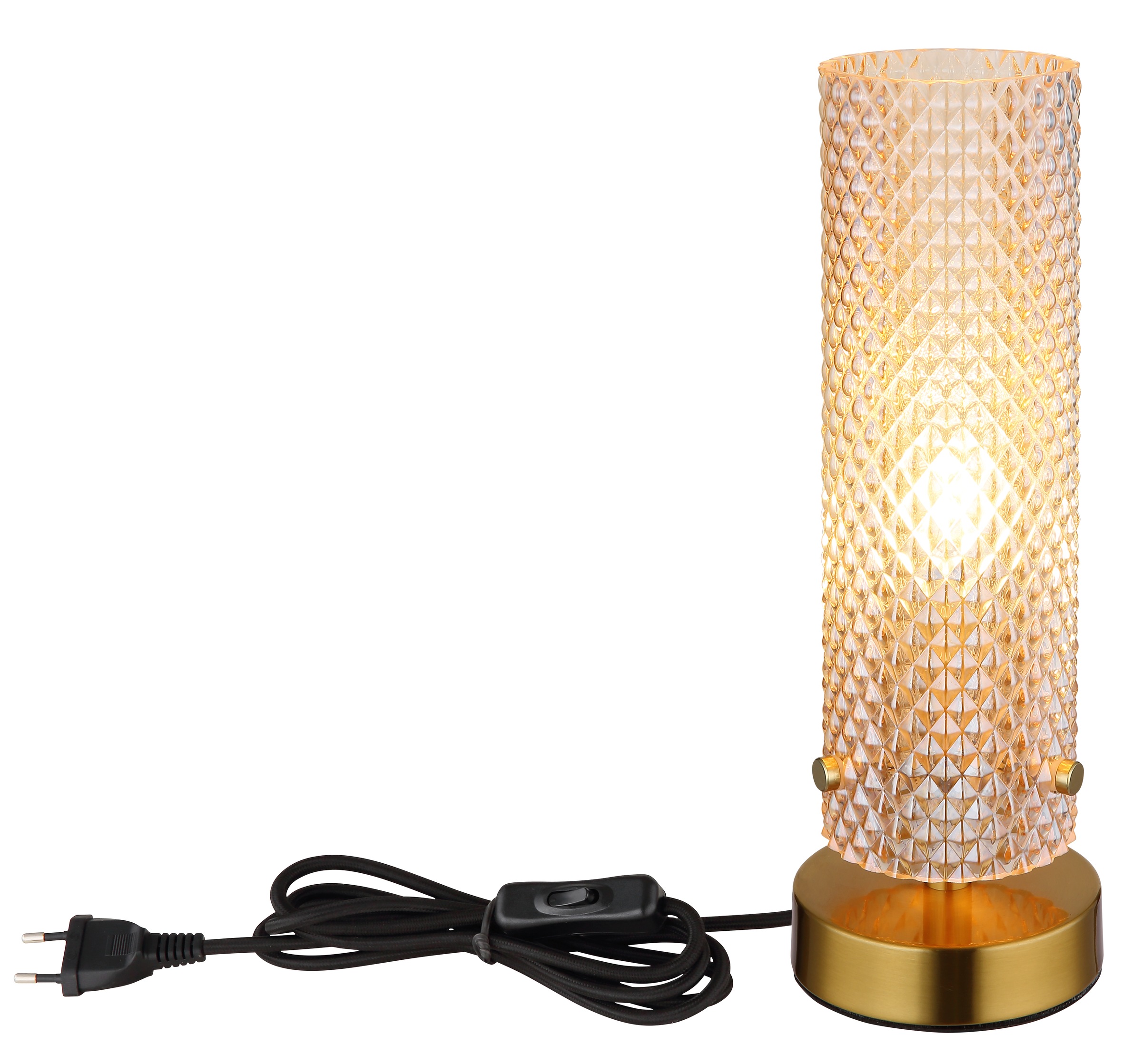 GLOBO LIGHTING Tischleuchte »KAROLO« E14 1 Stk. Tischlampe Nachttischlampe Deko-Tischleuchte Schlafzimmer