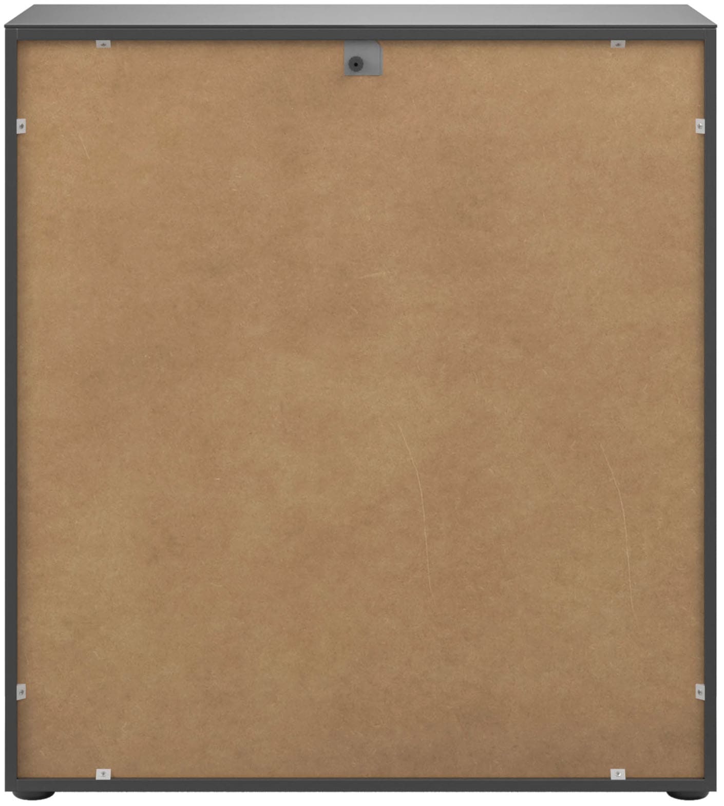 Manjana Möbel Kommode »mit Chrom oder Schwarz matten Metallgriffen«