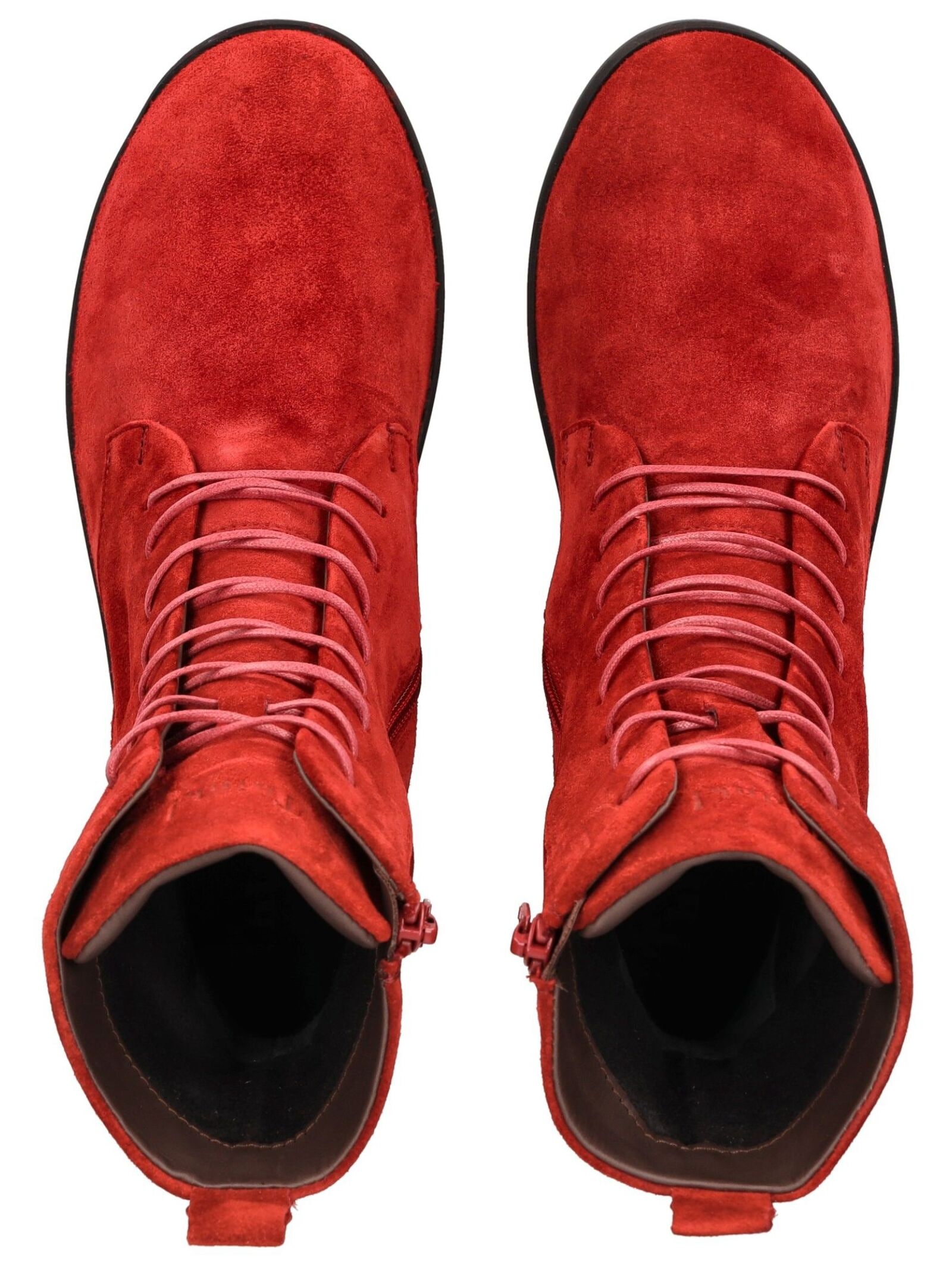 Think! Schnürstiefelette »Think! Stiefelette Veloursleder«