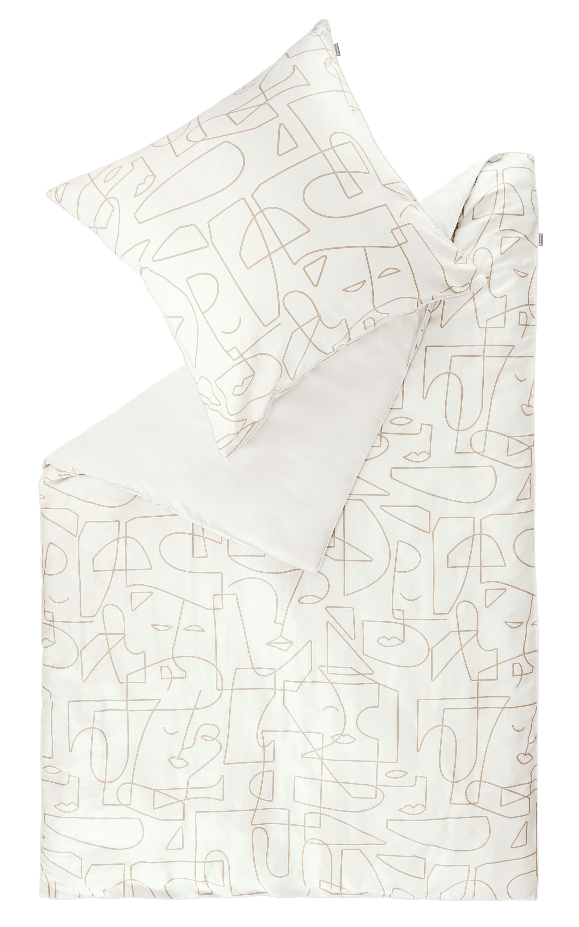 Musterring Wendebettwäsche "Silhouette" 1 Stk. tlg. aus 100% Baumwolle günstig online kaufen