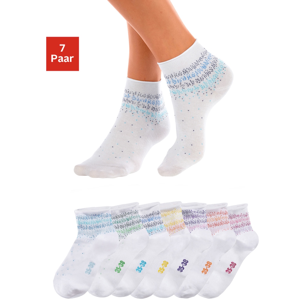 H.I.S Kurzsocken, (Set, 7 Paar)