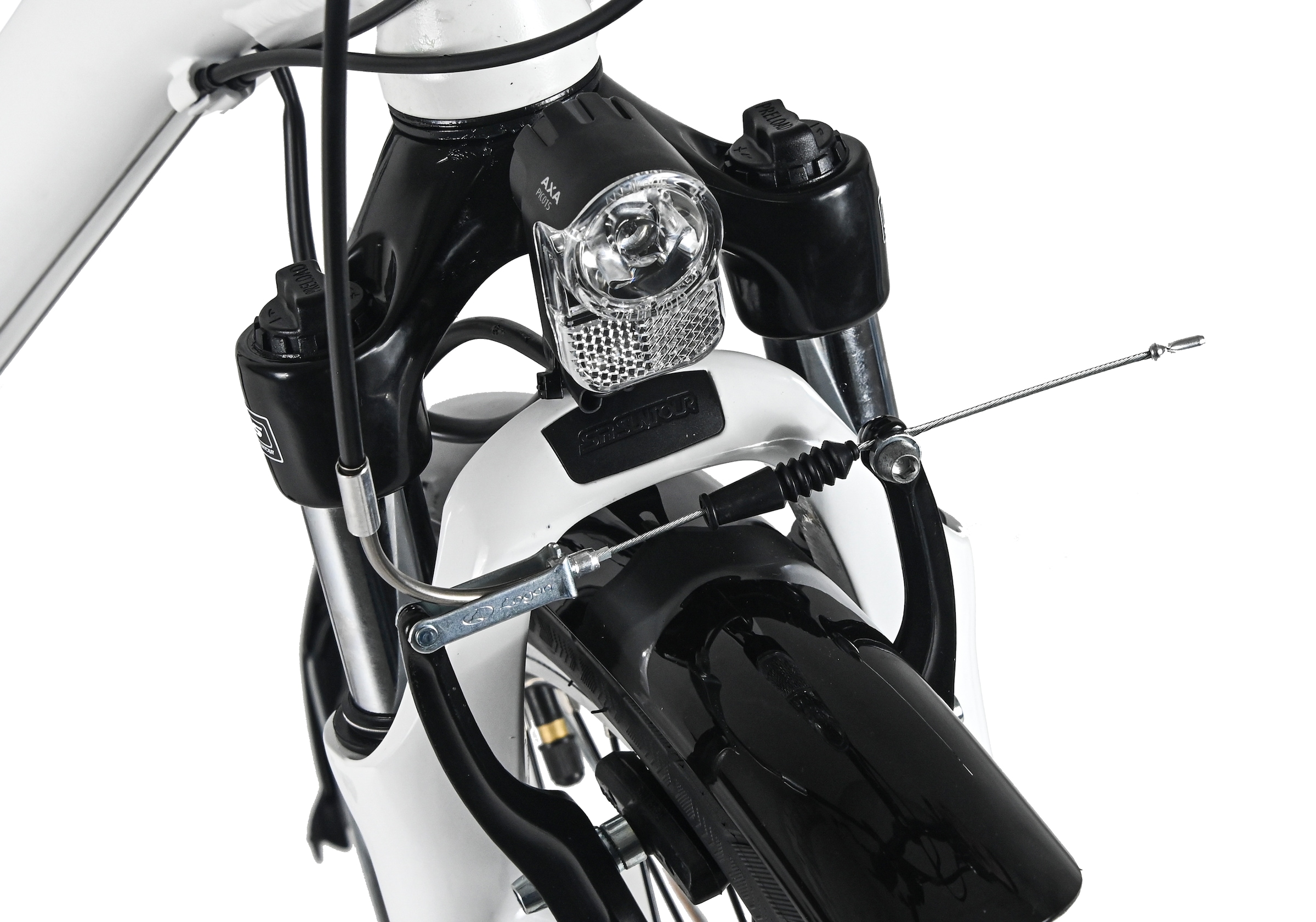 Dacapo Trekkingrad »Firenze 100 Weiß 21 Gänge RH 48 cm V-Brakes« 21 Gang Shimano Tourney Schaltwerk Kettenschaltung