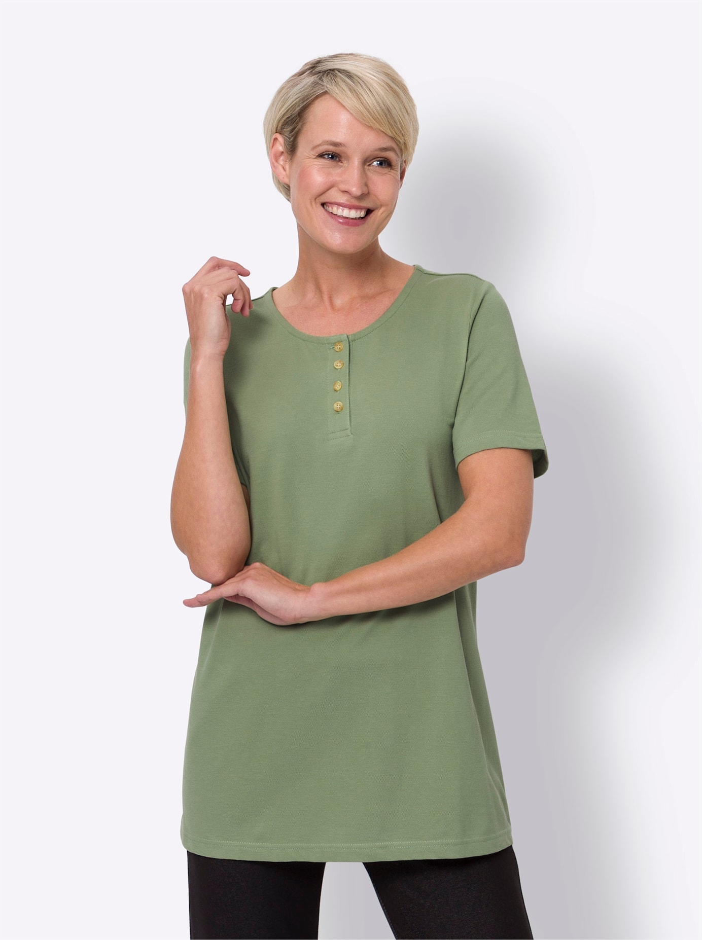 Classic Basics Longshirt "Longshirt" 1 Stk. tlg. günstig online kaufen
