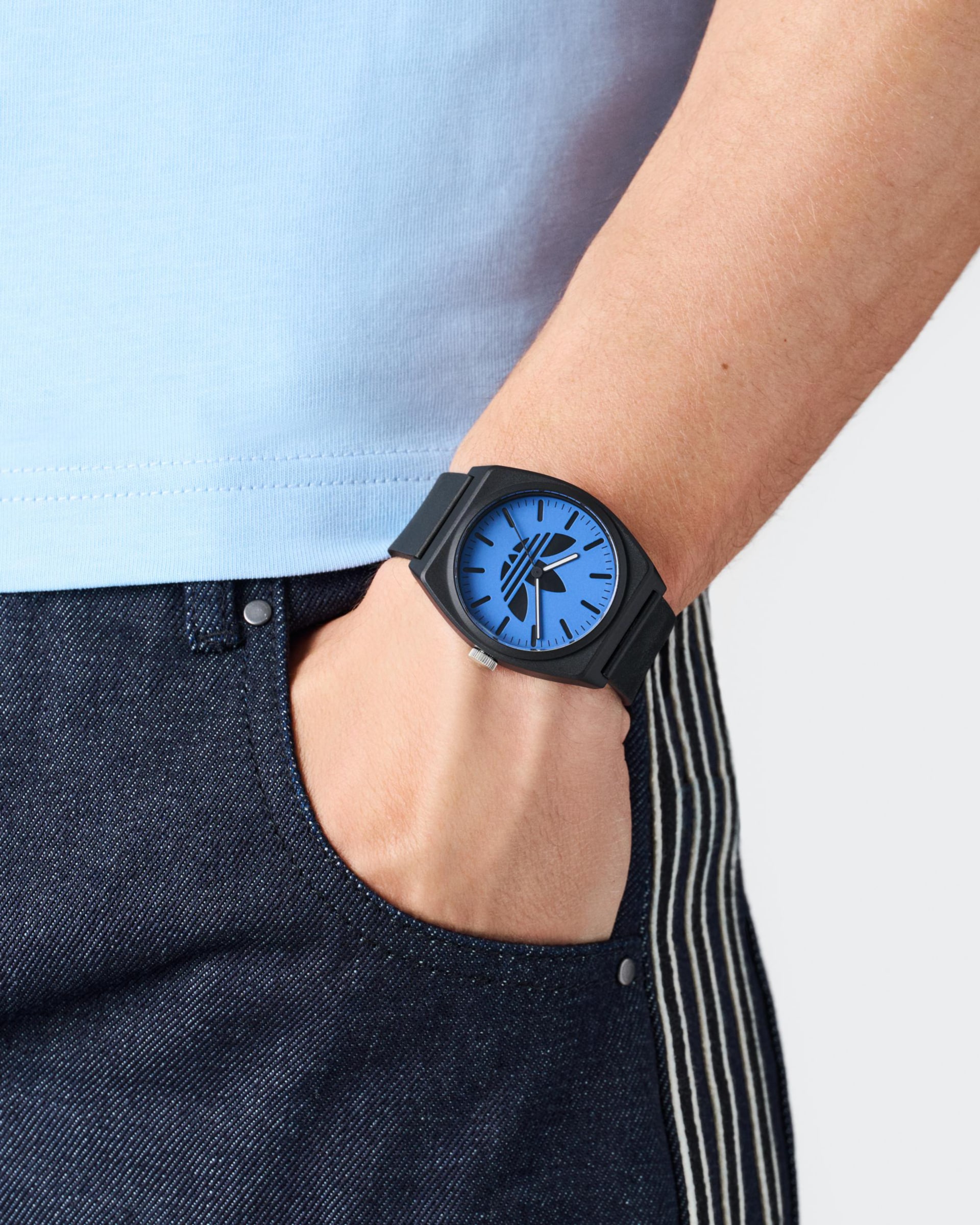 adidas Originals Quarzuhr »PROJECT TWO« Armbanduhr, Herrenuhr, Damenuhr, Resinarmband, Acrylglas