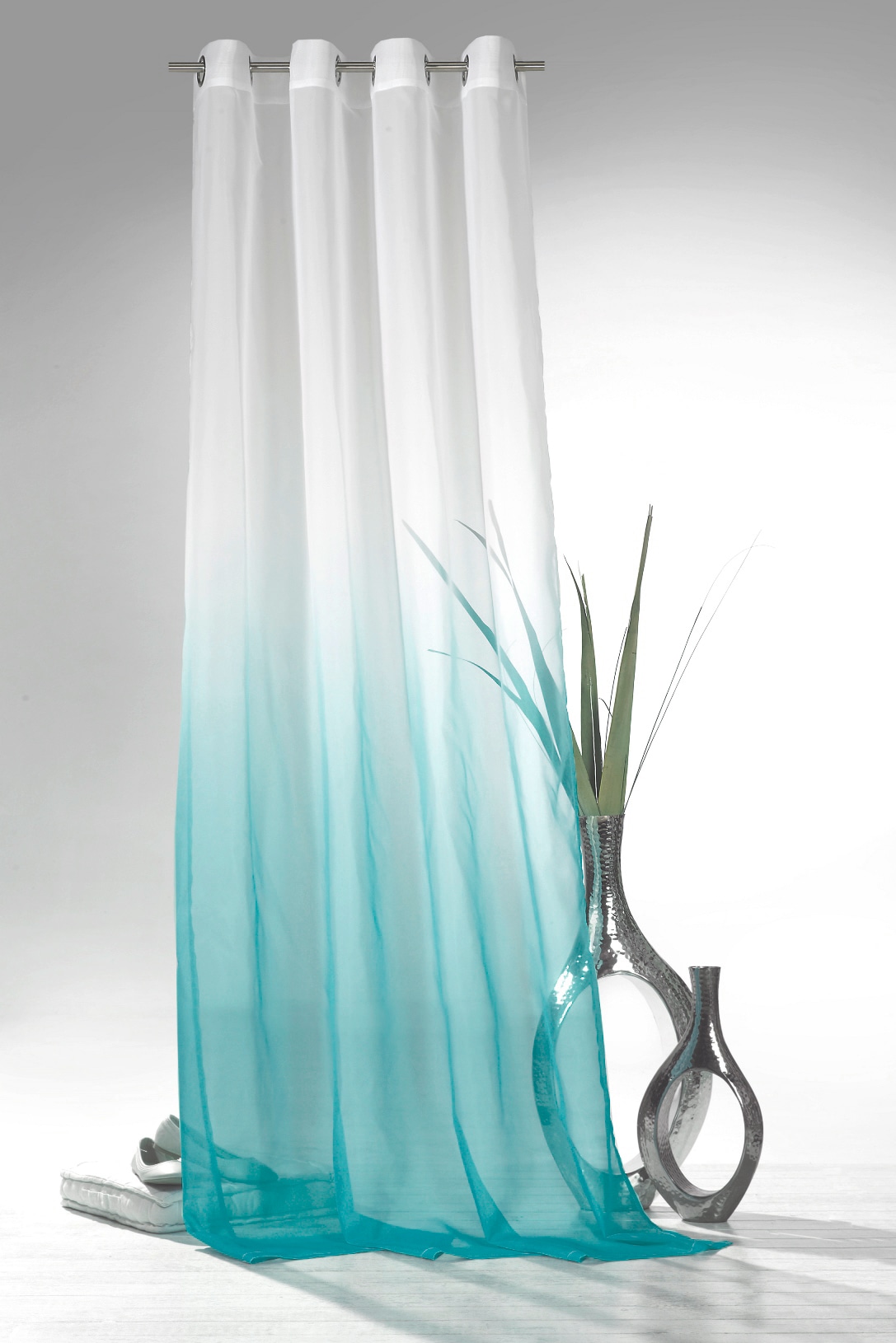 Weckbrodt Vorhang »Maischa«, (1 St.), Voile, transparent mit Farbverlauf, Gardine, Store