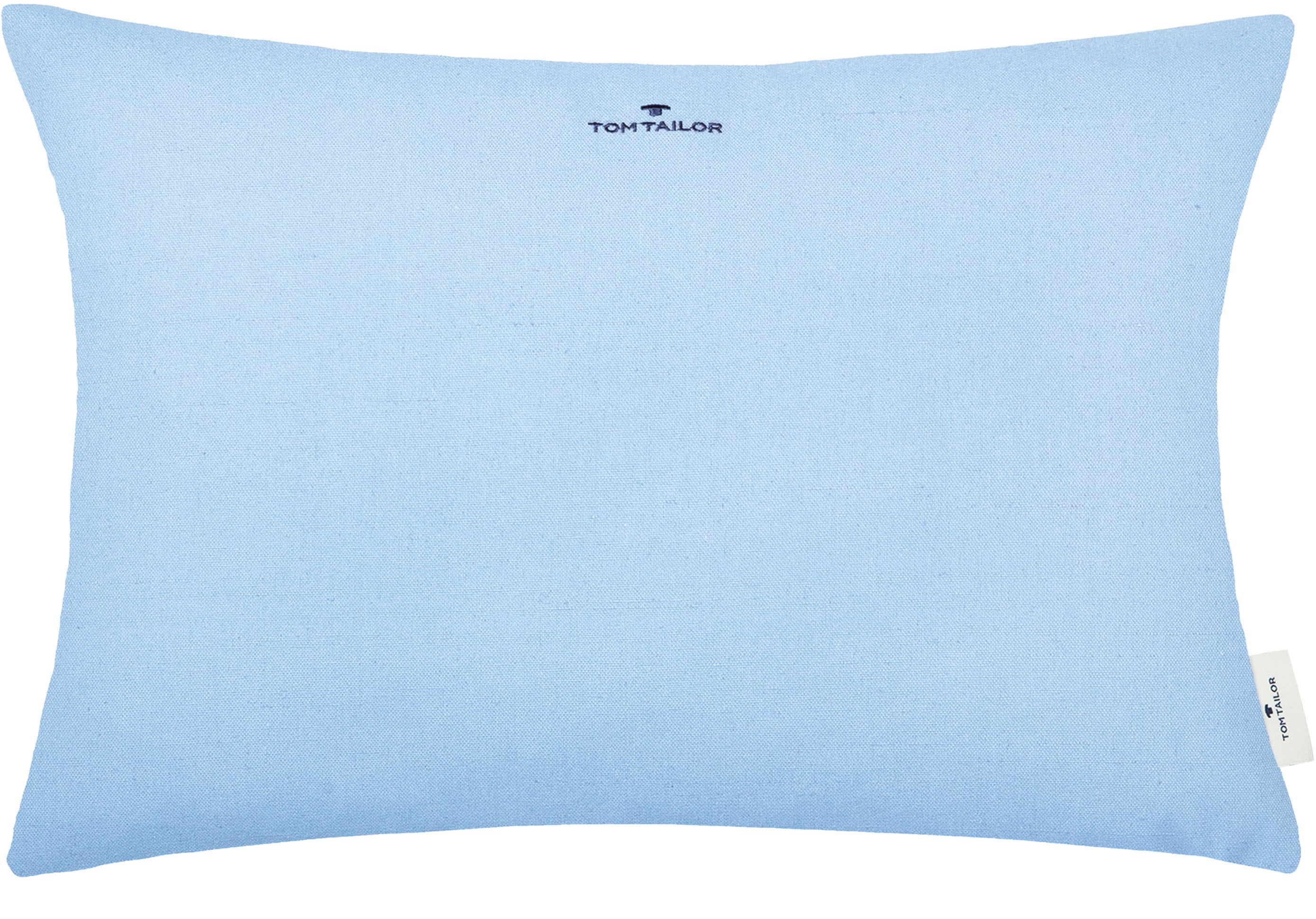 TOM TAILOR HOME "Dove Signature" mit Paspel, Kissenhülle ohne Füllung, 1 Stück