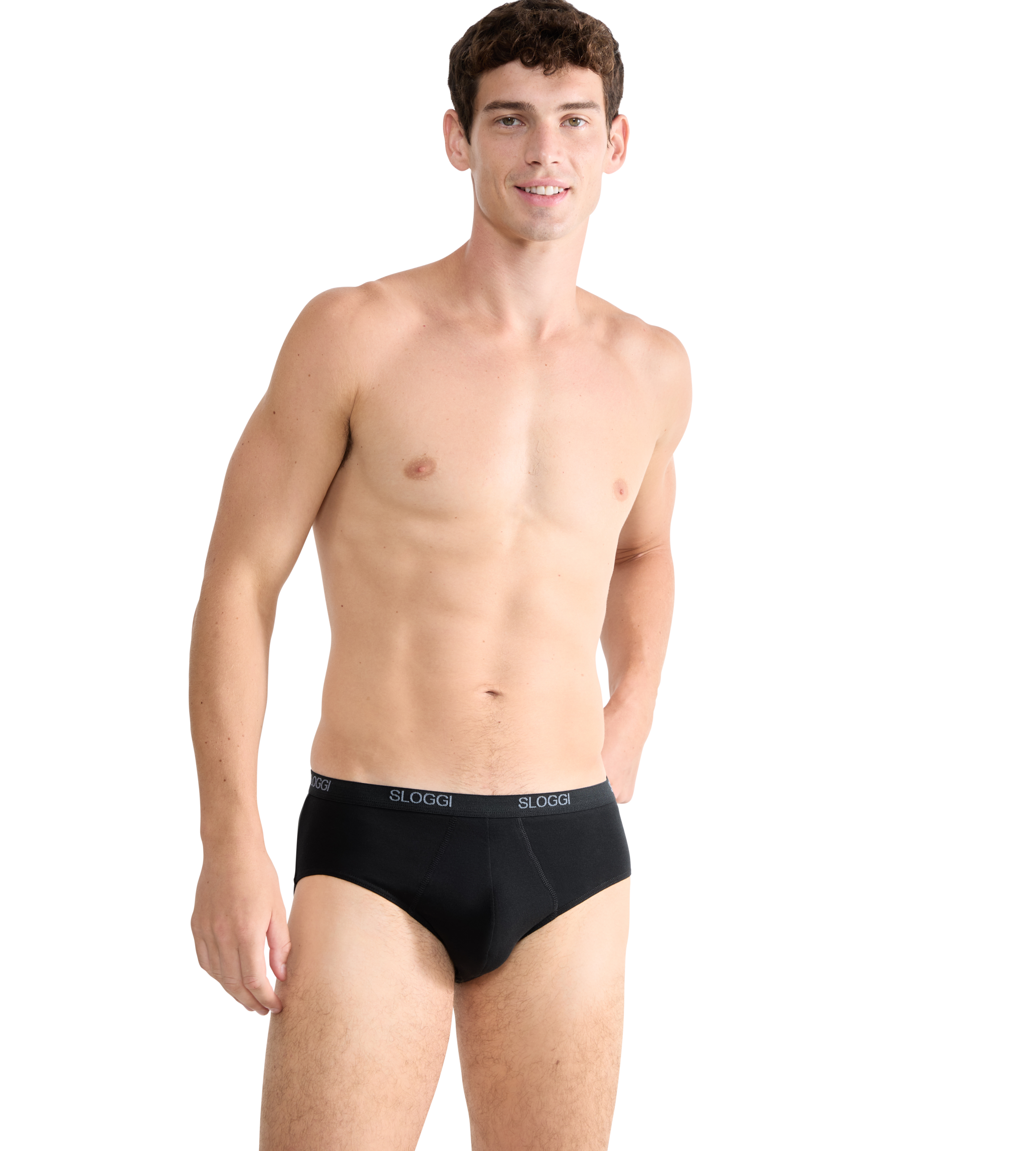 sloggi Slip "men Basic Midi 2P", (2er Pack), perfekter Sitz, mit Eingriff günstig online kaufen