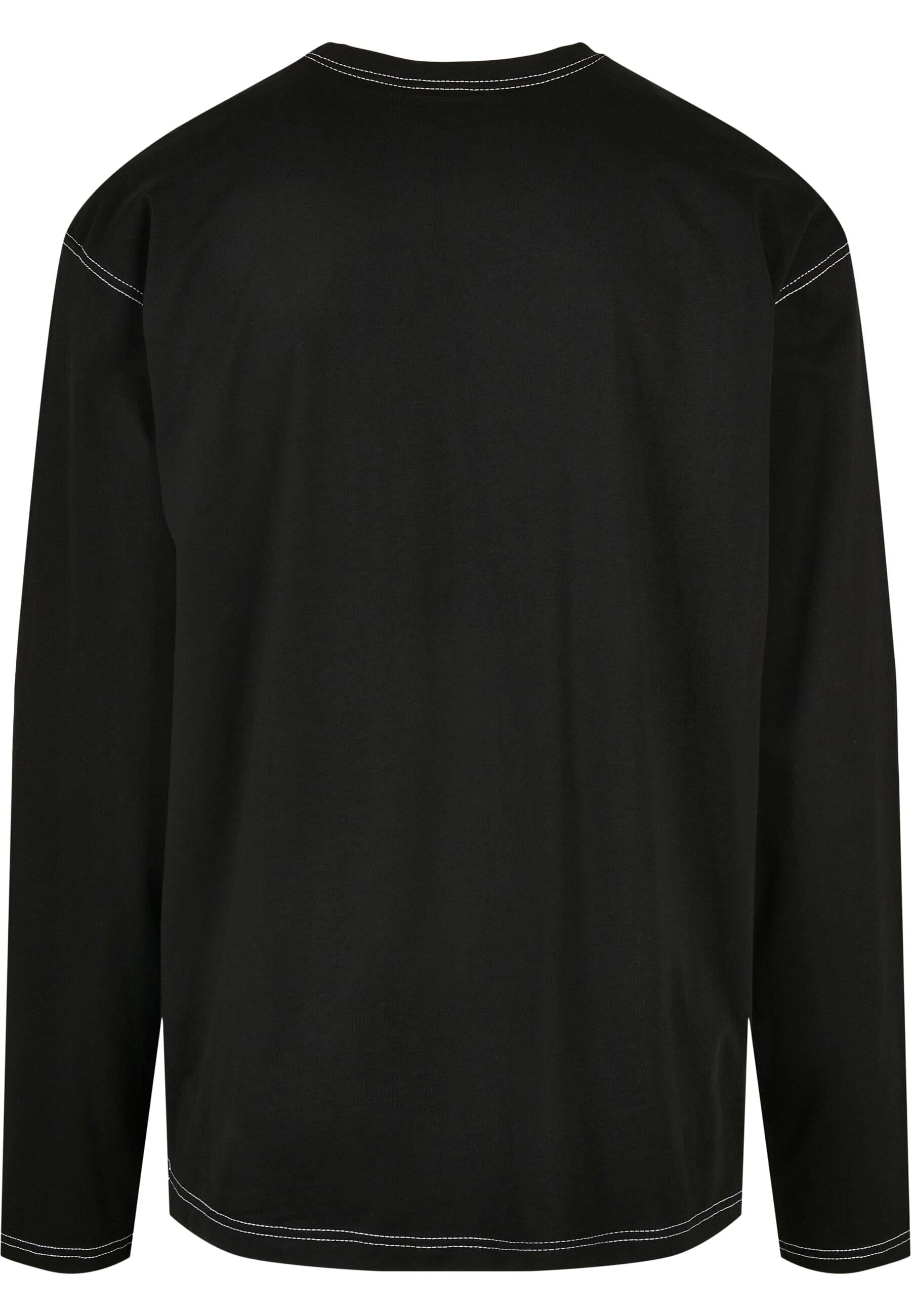 URBAN CLASSICS Longsleeve »Urban Classics Herren Heavy Oversized Contrast Stitch Longsleeve«, (1 tlg.)