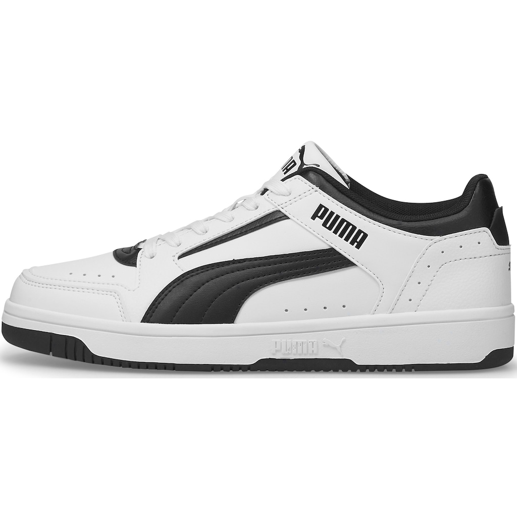 Schuhe Sportive Schuhe PUMA Sneaker »Rebound Joy Low« schwarz-weiß