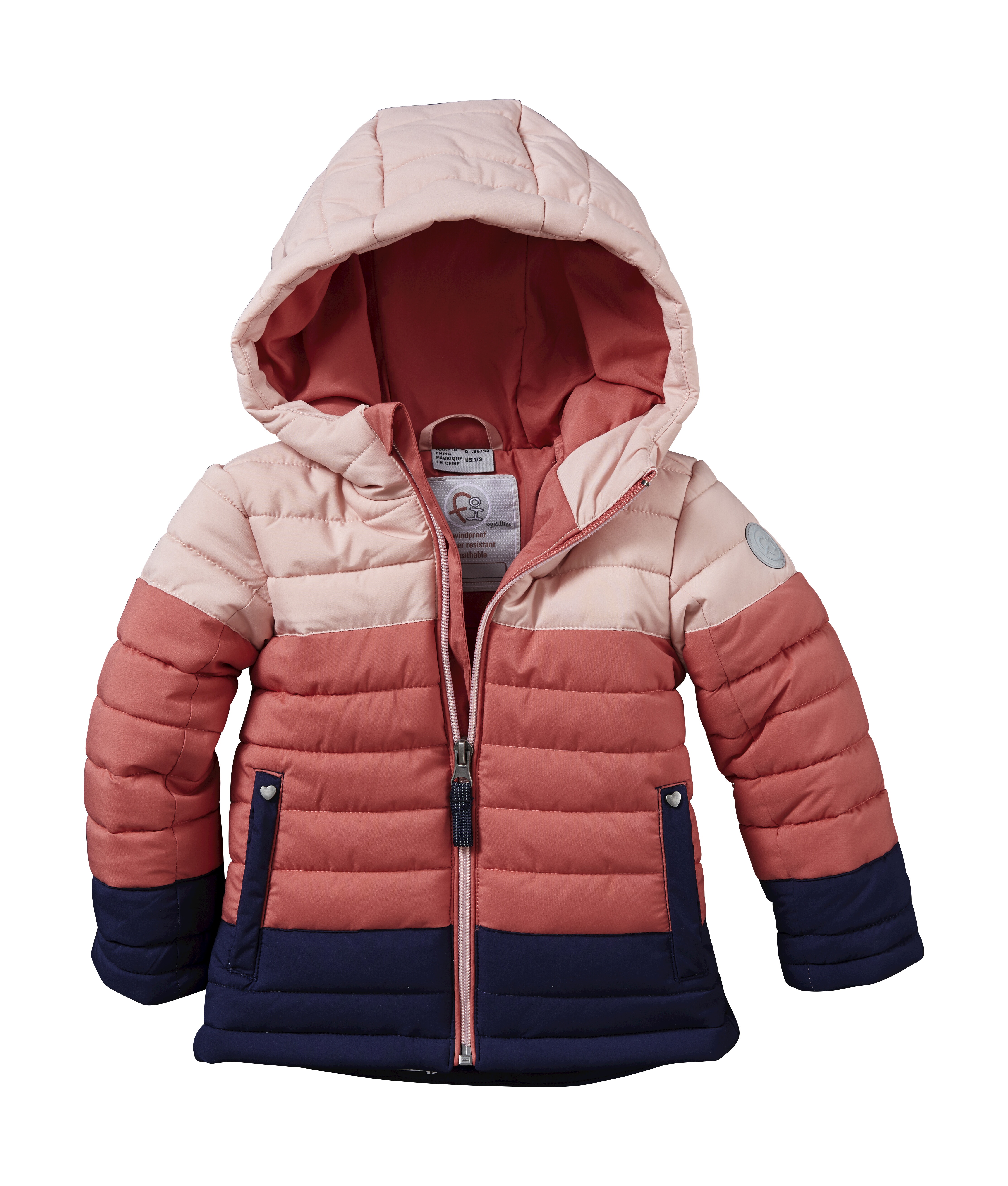 Thumbnail - first instinct by killtec Steppjacke "FIOW 29 MNS QLTD JCKT", Gefütterte Winterjacke mit Kapuze, Colourblock, 10.000 mm ...