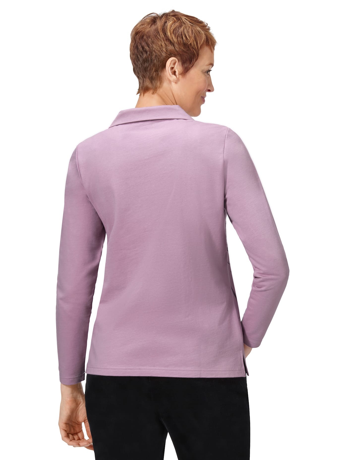Thumbnail - Classic Basics Langarm-Poloshirt "Winter-Shirt", (1 tlg.)
