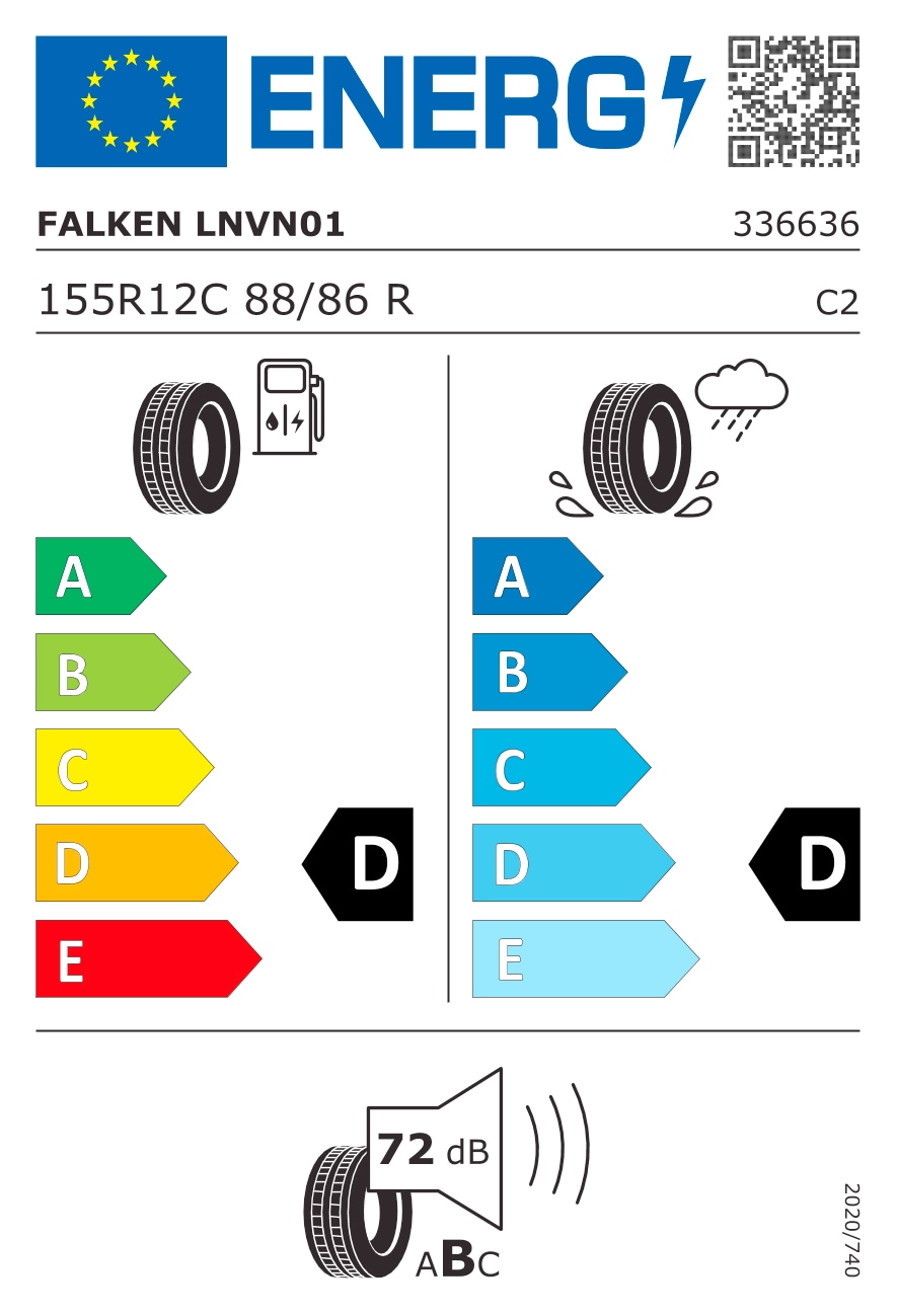 Falken Reifen Sommerreifen »LINAM VAN01«, (1 St.), 155/80 R12 88R | BAUR