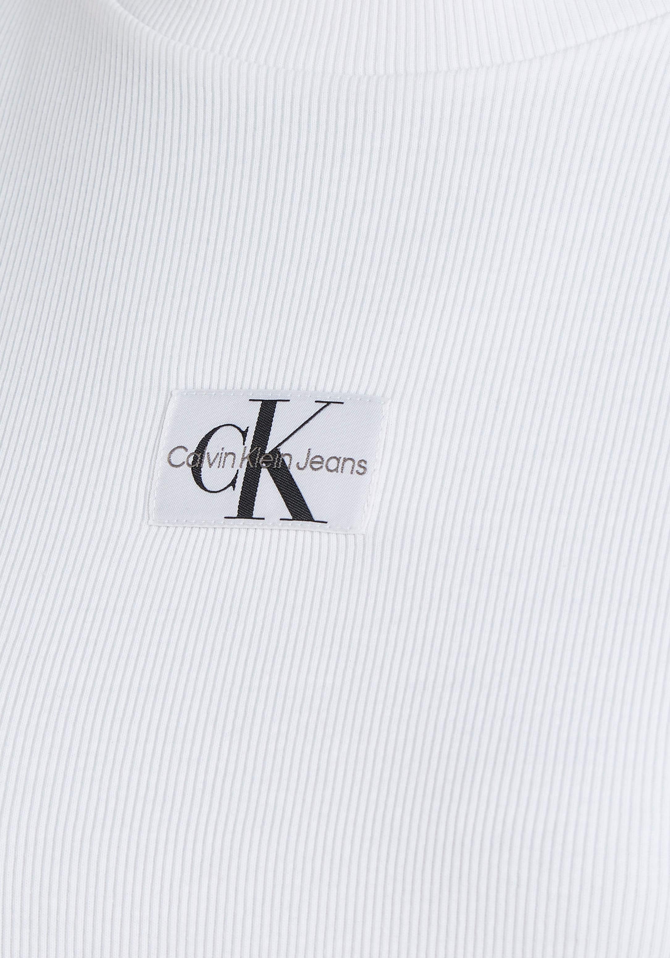 Calvin Klein Jeans T-Shirt »BADGE RIB SHORT SLEEVE TEE« für kaufen | BAUR