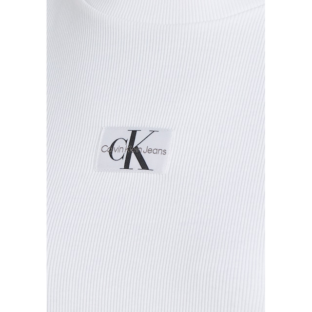 Calvin Klein Jeans T-Shirt »BADGE RIB SHORT SLEEVE TEE« für kaufen | BAUR