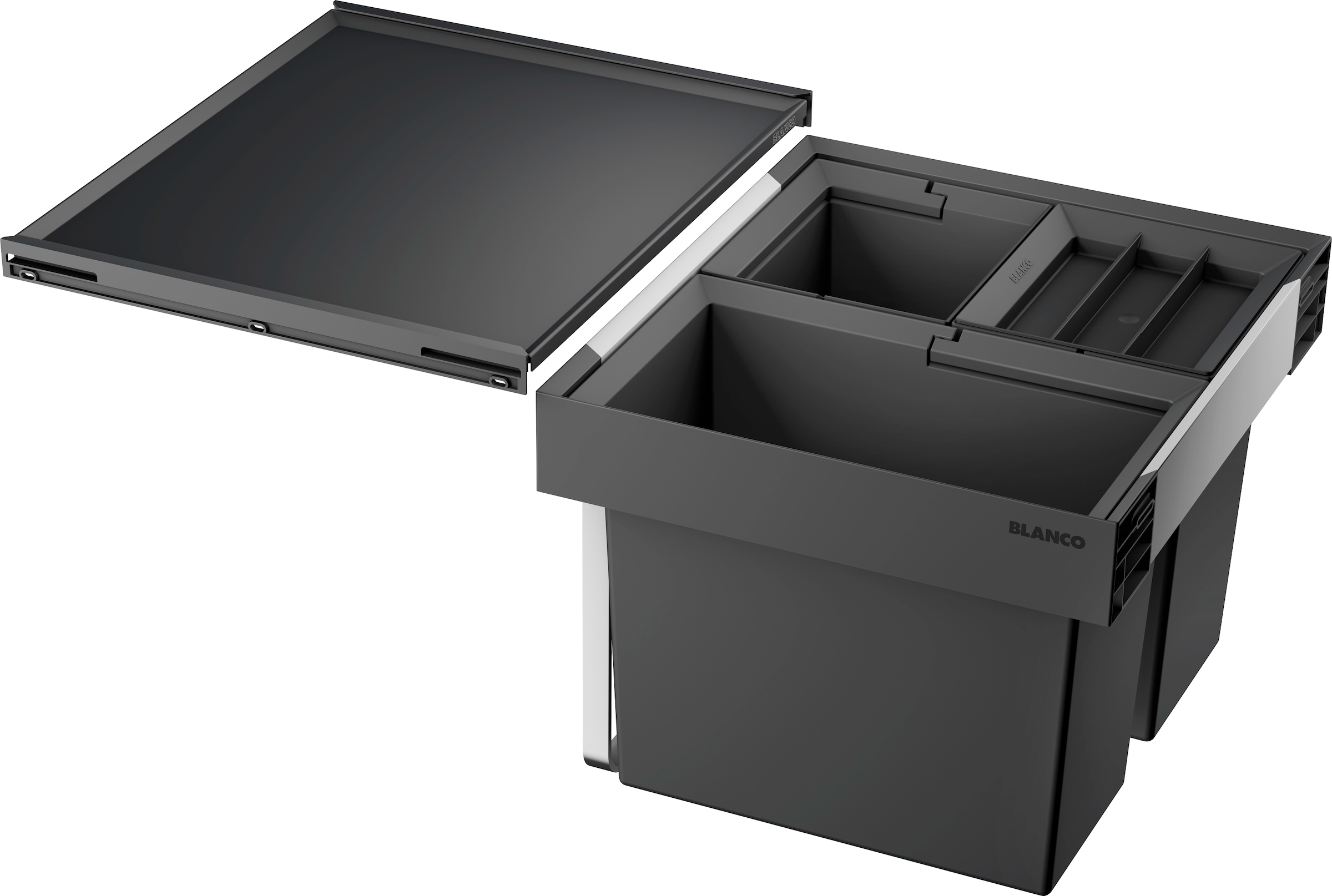 Blanco Mülltrennsystem "Flexon II 50/3" 3 Behälter Kunststoff, Stahlblech, günstig online kaufen