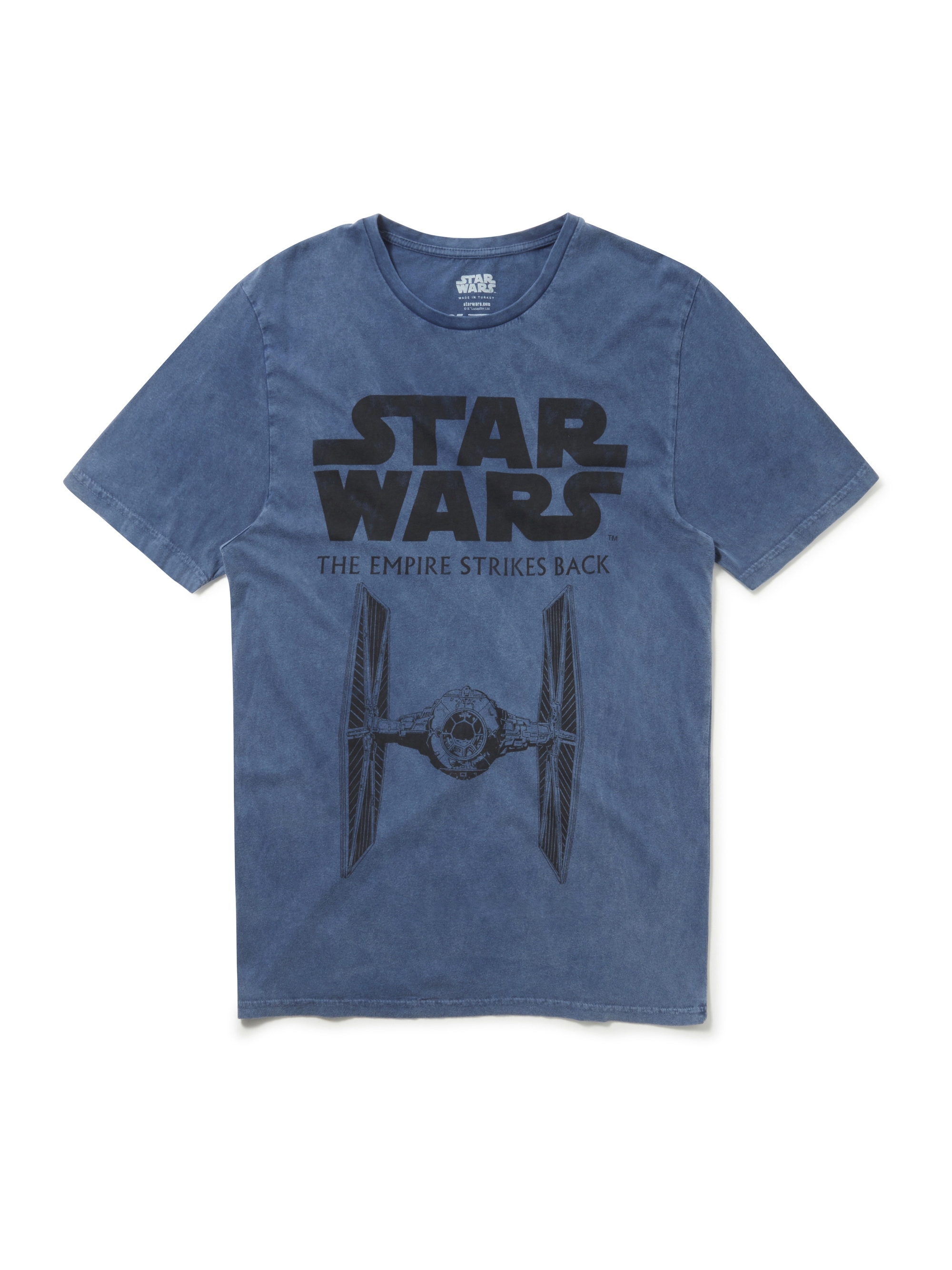 Recovered T-Shirt "Star Wars Empire Strikes Back Tie Fighter Washed", im ze günstig online kaufen