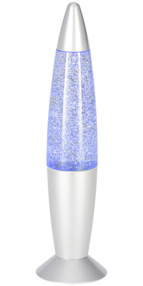 EGLO LED Tischleuchte »GLITTER« LED-Modul 1 Stk. LED Lavalampe Glitter, RGB Glitzerlampe mit Timer und Farbwechsel