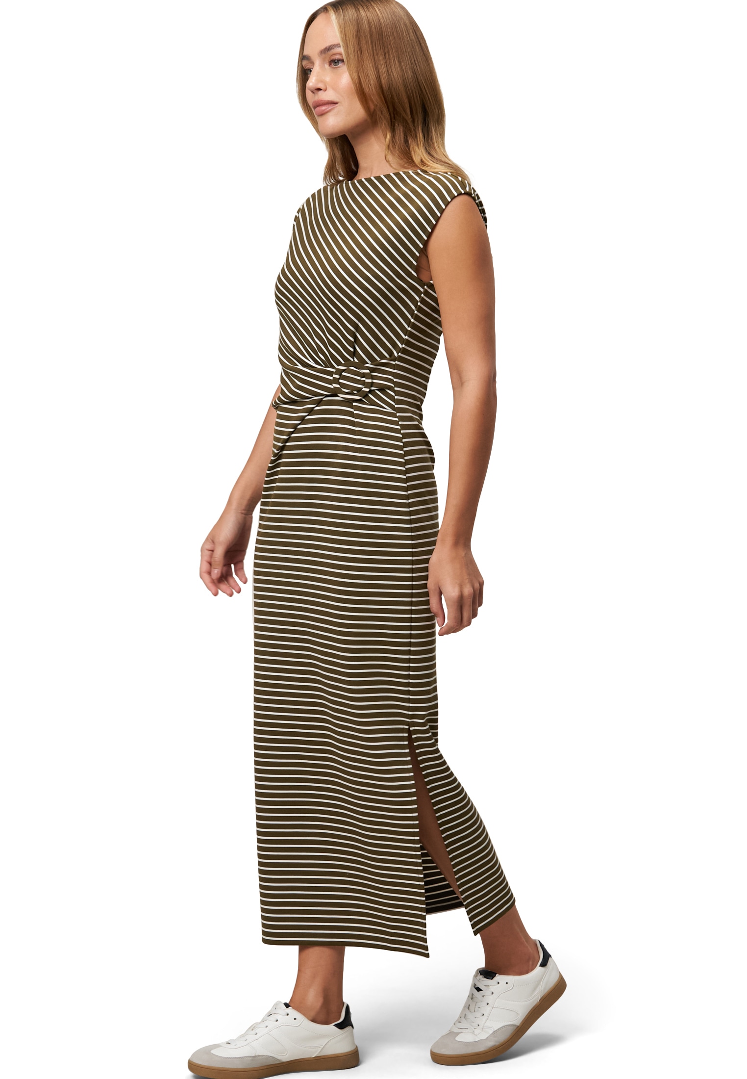 Zero Jerseykleid "zero Jerseykleid mit Streifen", Gürtel günstig online kaufen