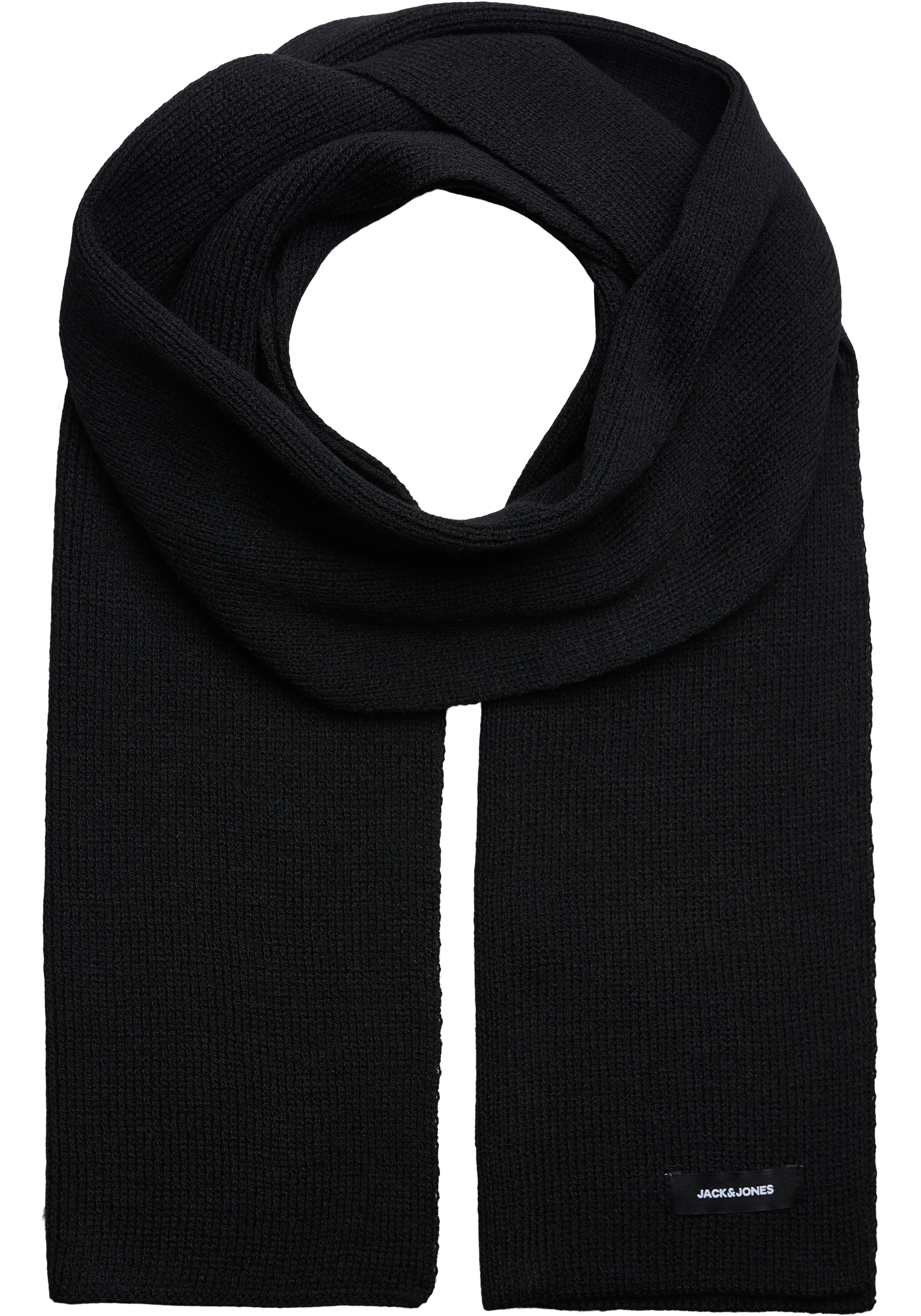 Jack & Jones knitted scarf-Black Black