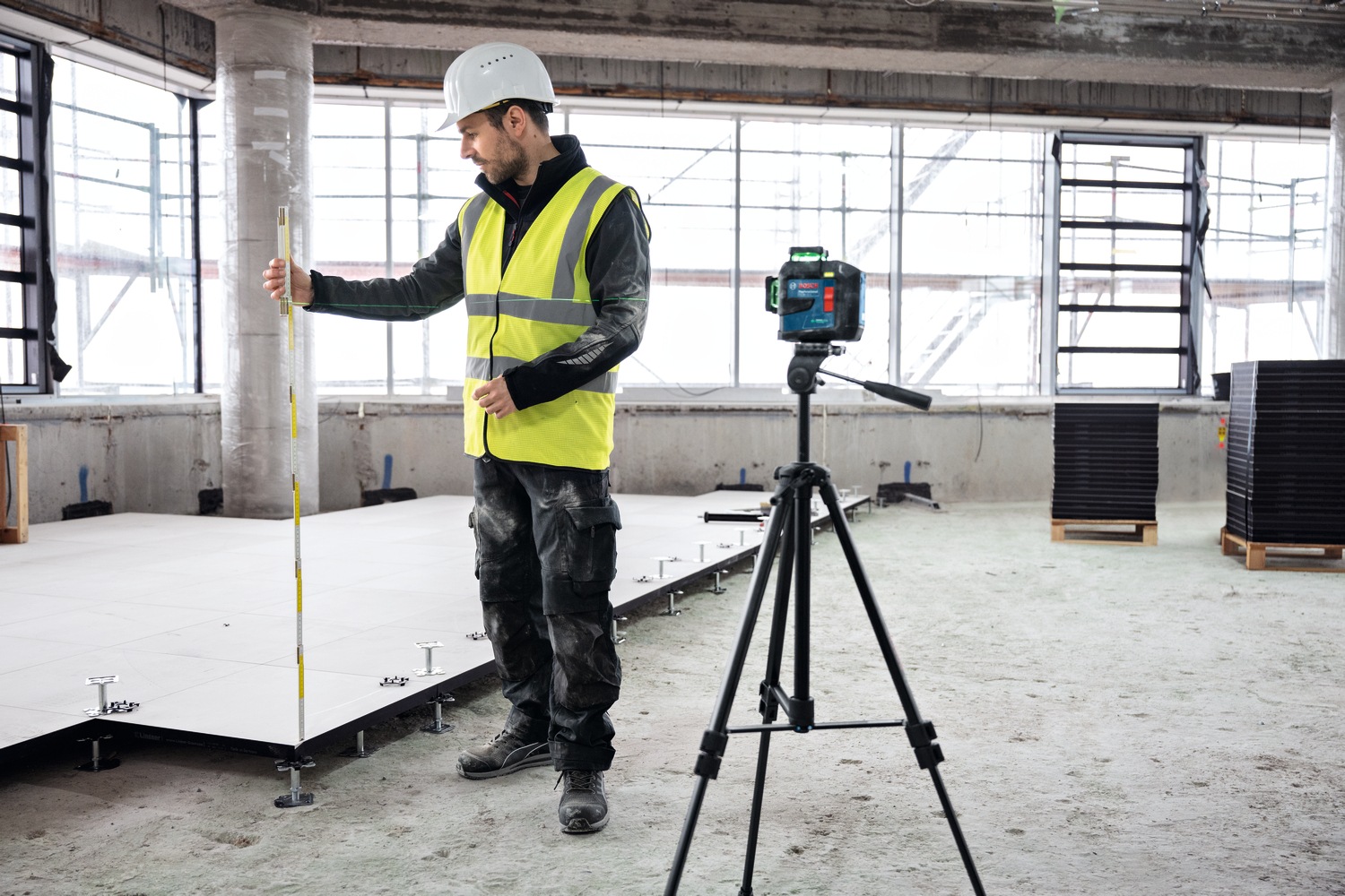 Bosch Professional Linienlaser »GLL 80-33 G Professional«, Dual Power Source