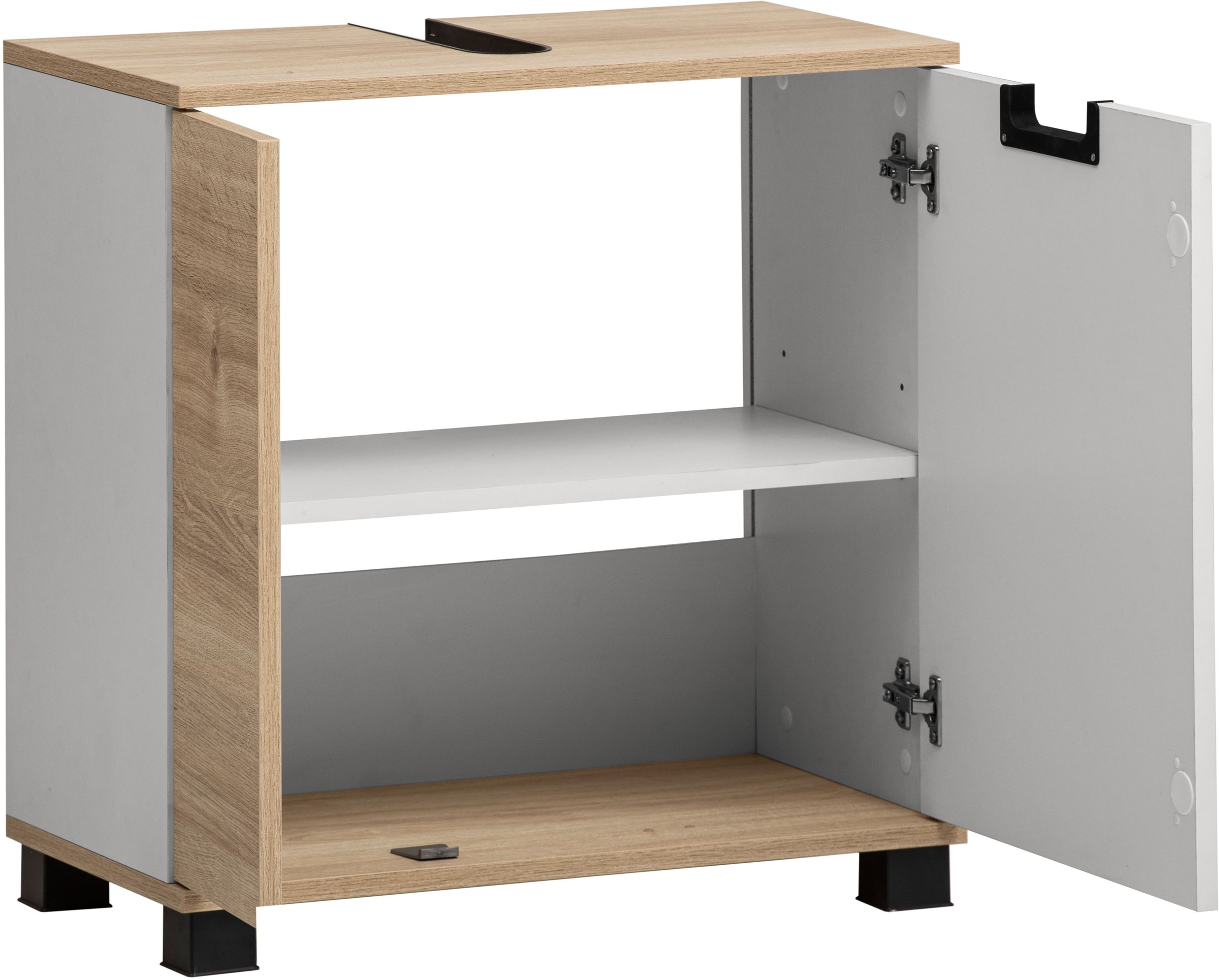Schildmeyer Waschbeckenunterschrank »Emmik, Breite 59 cm«, Made in Germany