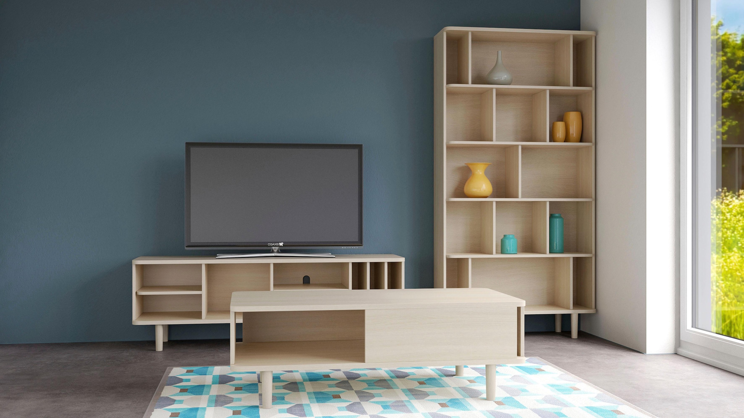 Woodman Couchtisch "Malic" Breite 125 cm, FSC-zertifiziert günstig online kaufen