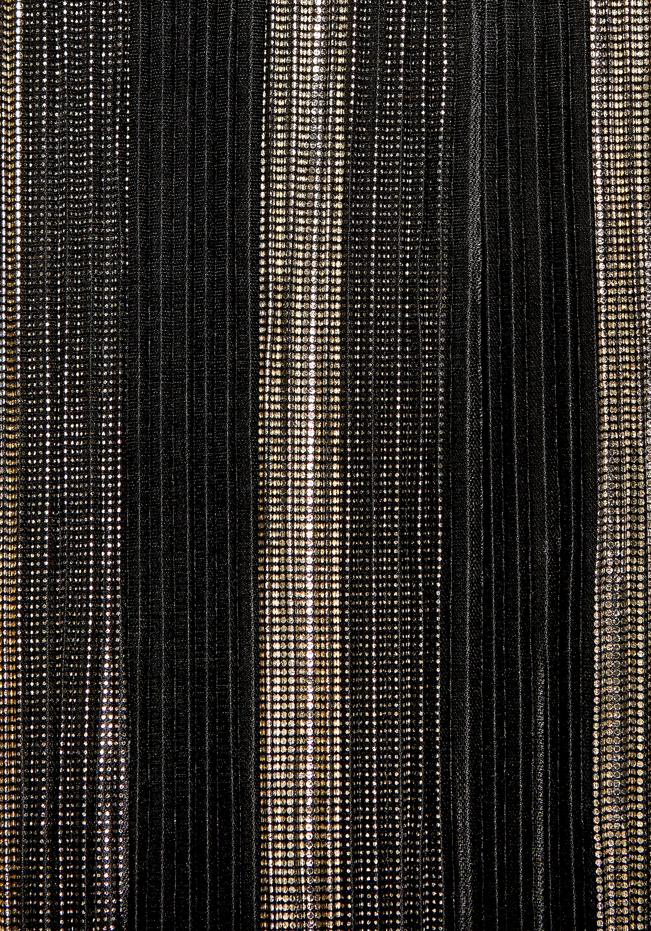 LASCANA Palazzohose, mit goldfarbenem Streifendruck, Partyhose, festlich