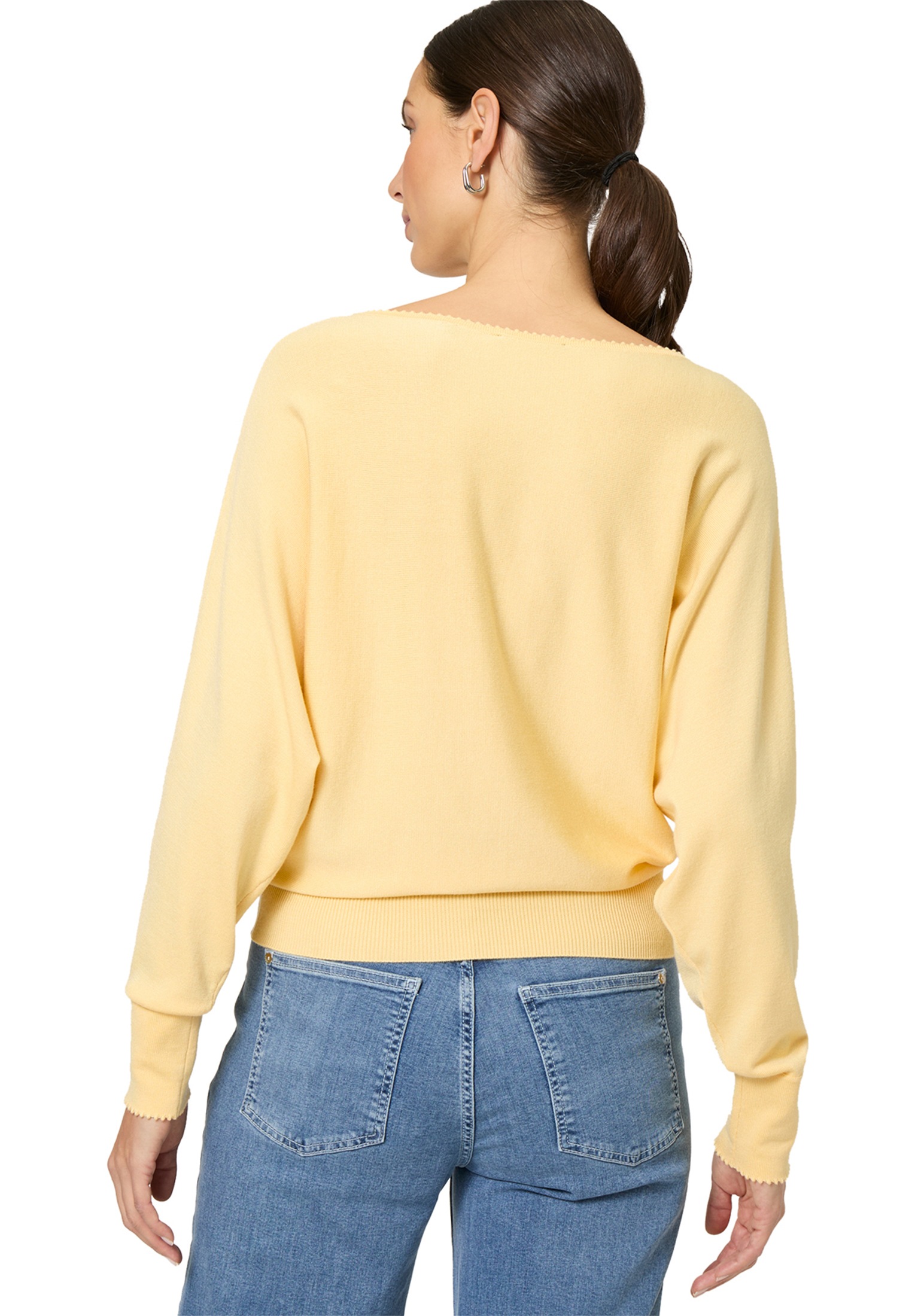 Zero Strickpullover »zero Strickpullover mit U-Boot Ausschnitt«, (1 tlg.), Plain/ohne Details