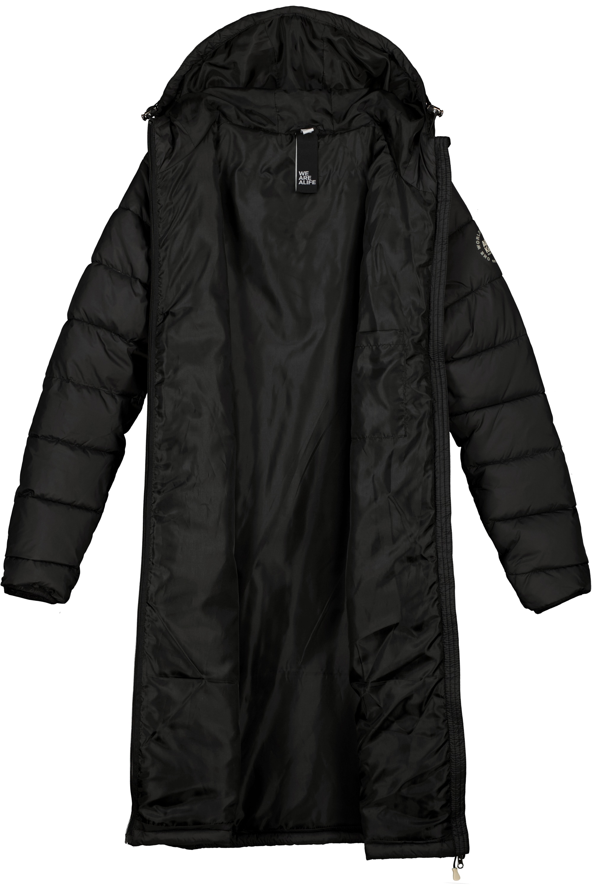 Alife & Kickin Steppjacke »Damen FrancesAK A«, mit Kapuze, Ultraleichter Damen Steppmantel Kapuze mit regulierbarem Gummiband