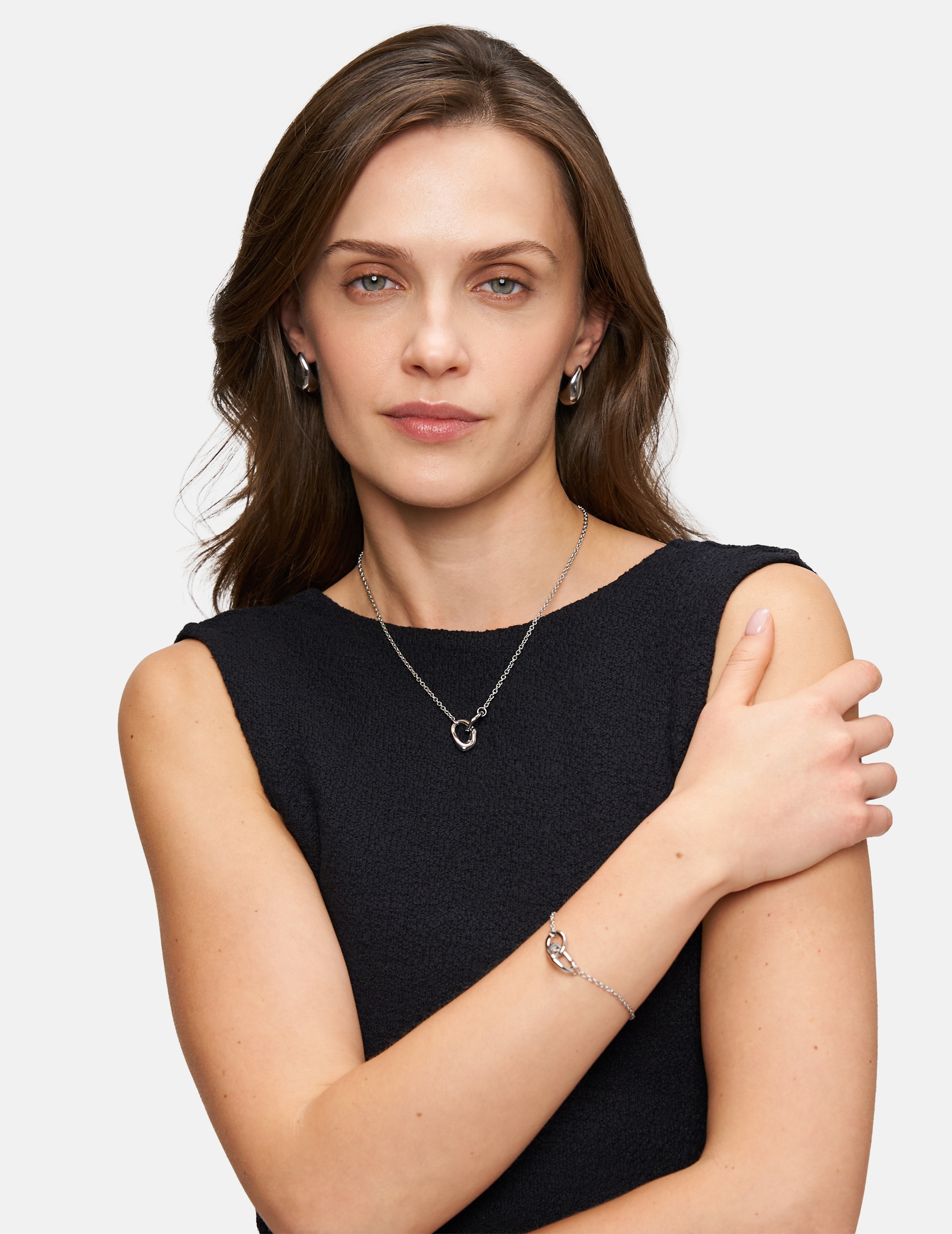 Tamaris Armband »Schmuck Geschenk Edelstahl Armkette Organic Shapes«