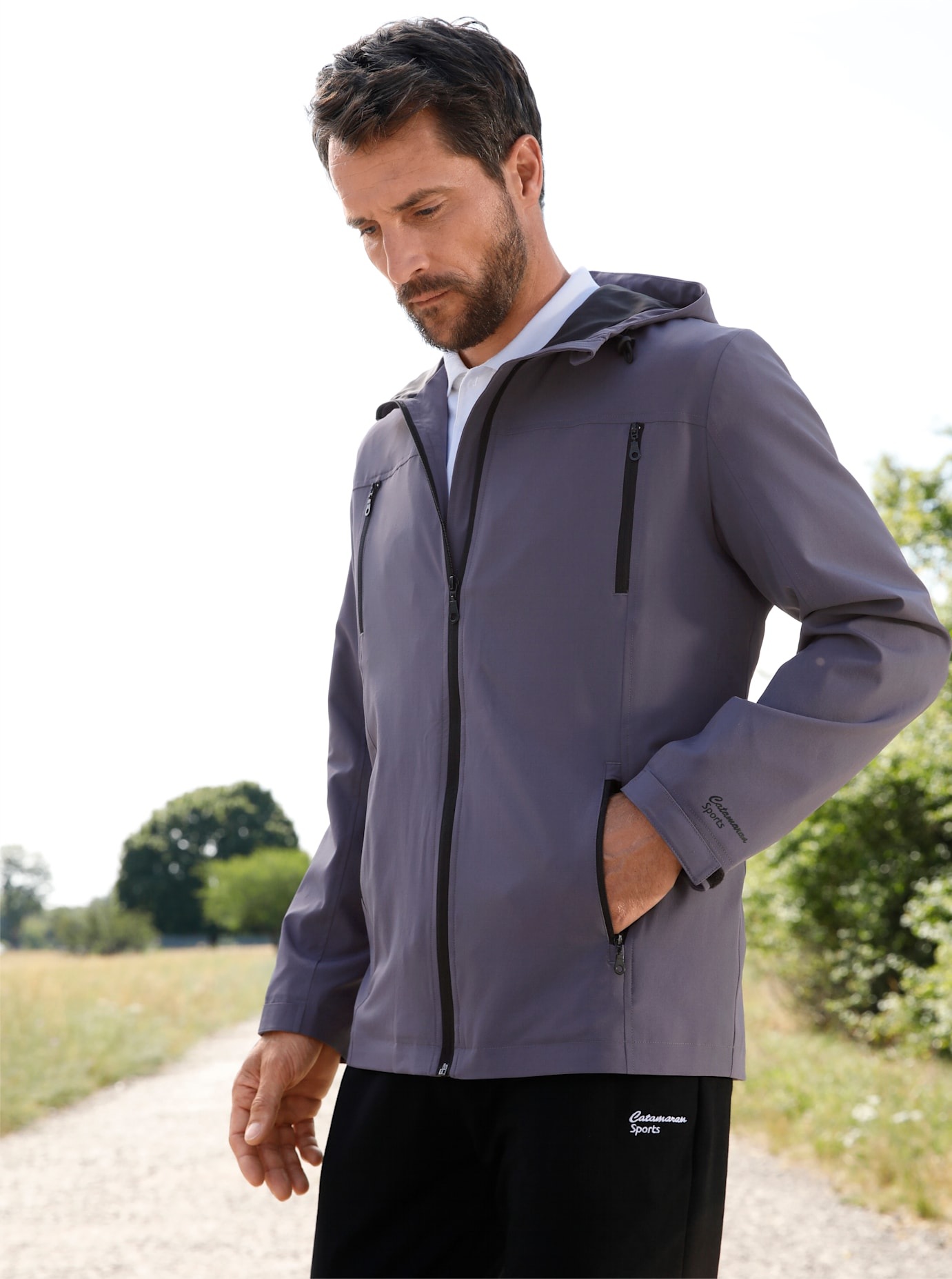 Catamaran Softshelljacke, mit Kapuze