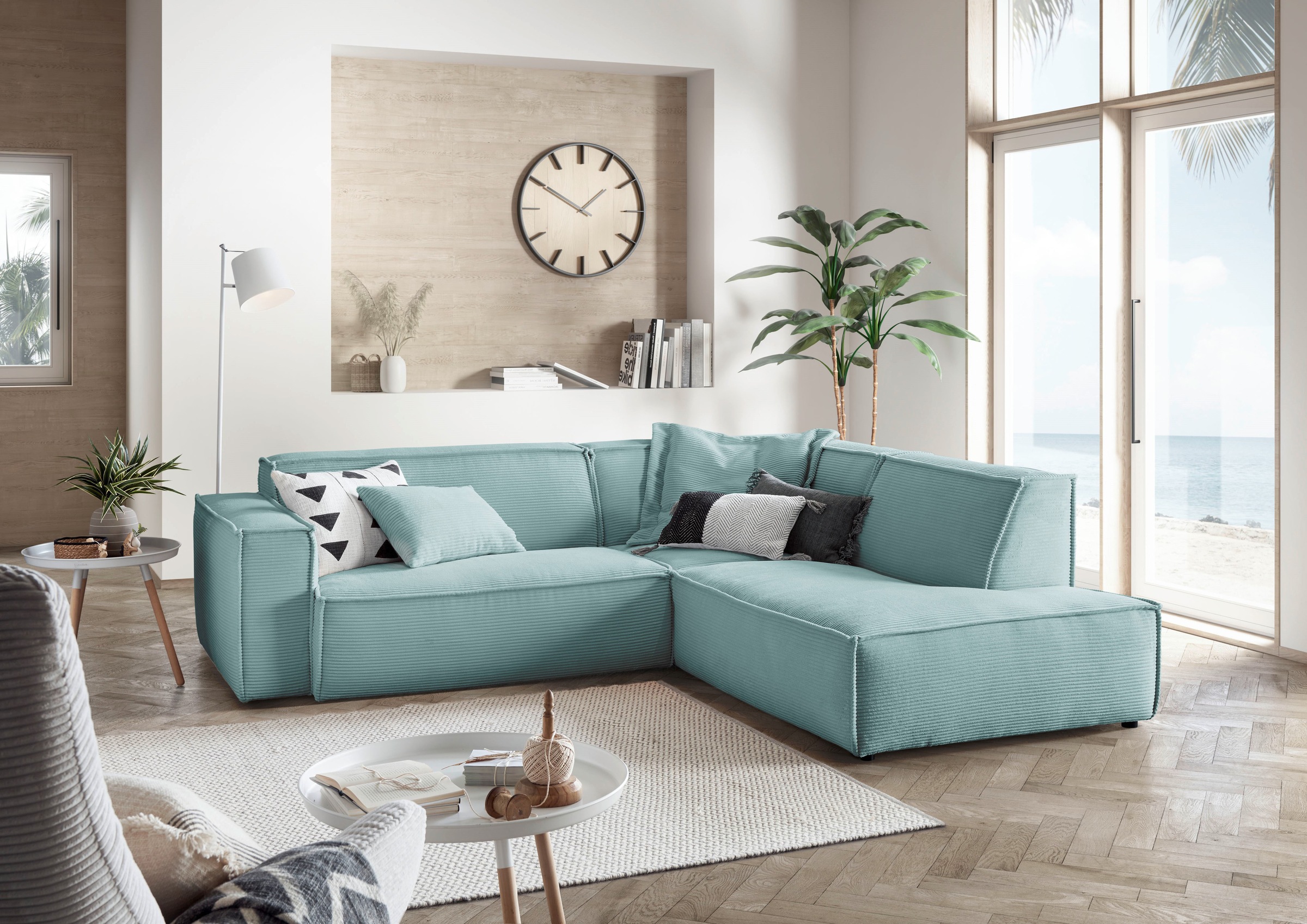 3C Candy Ecksofa "Matteo in elegant, kubischer Formensprache, bequem, L-For günstig online kaufen