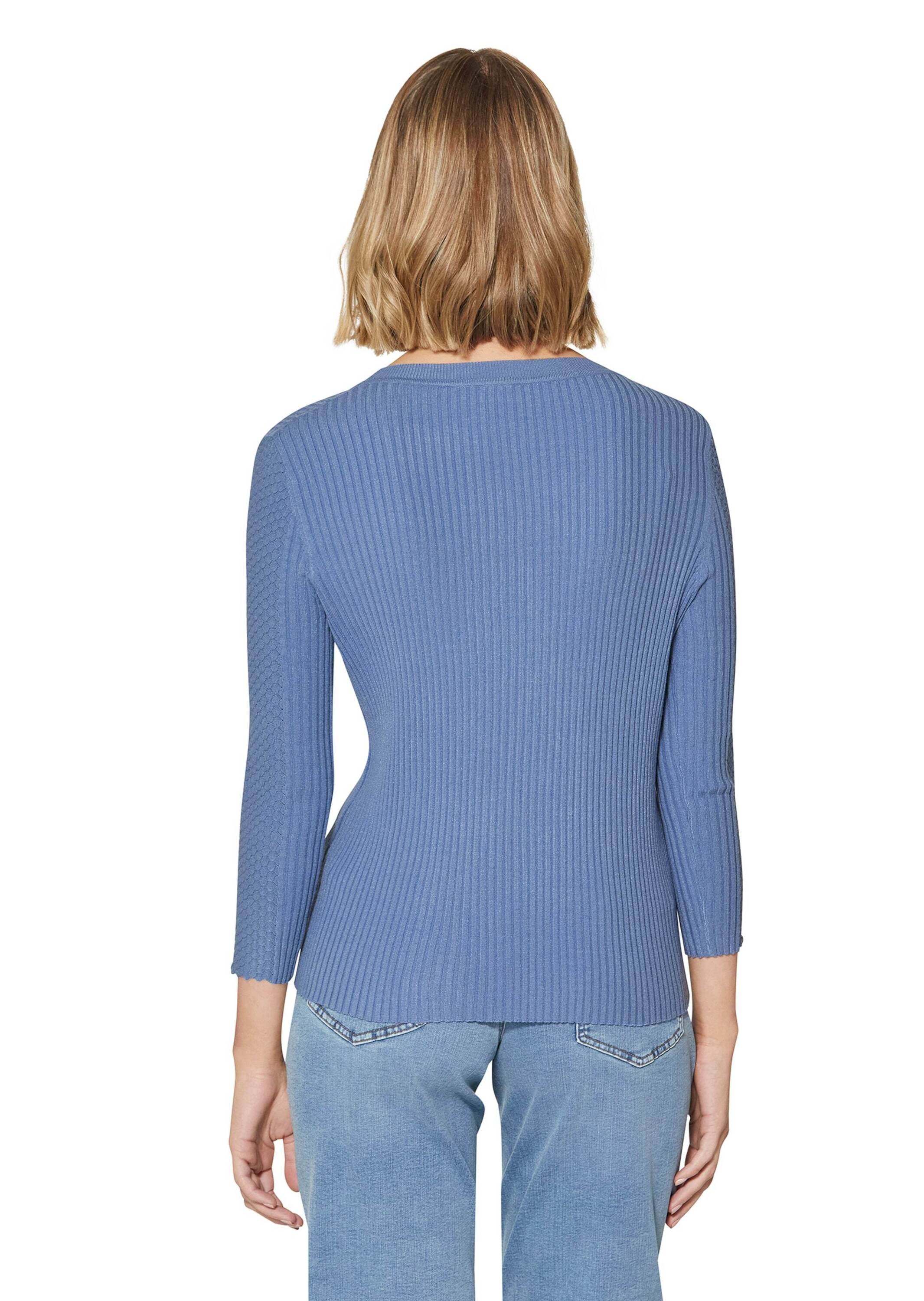 MADELEINE Longpullover »Pullover Rippstrickpullover«