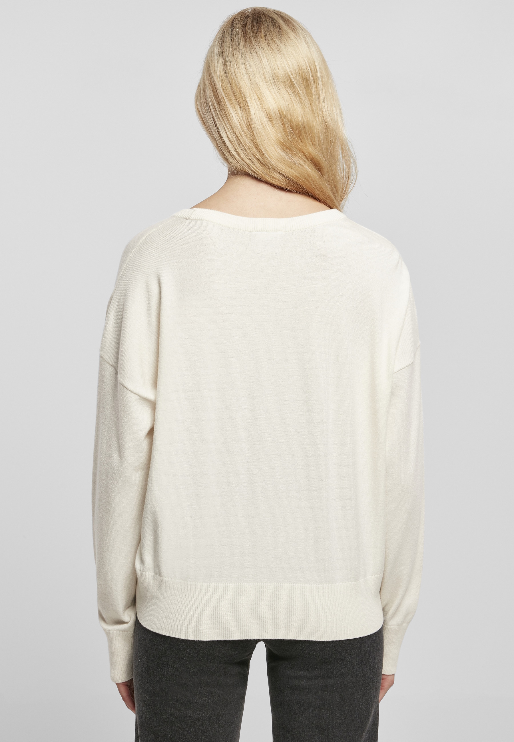 URBAN CLASSICS Fleecepullover »Urban Classics Damen Ladies Eco Viscose Oversized Basic Sweater«, 1 Stk.
