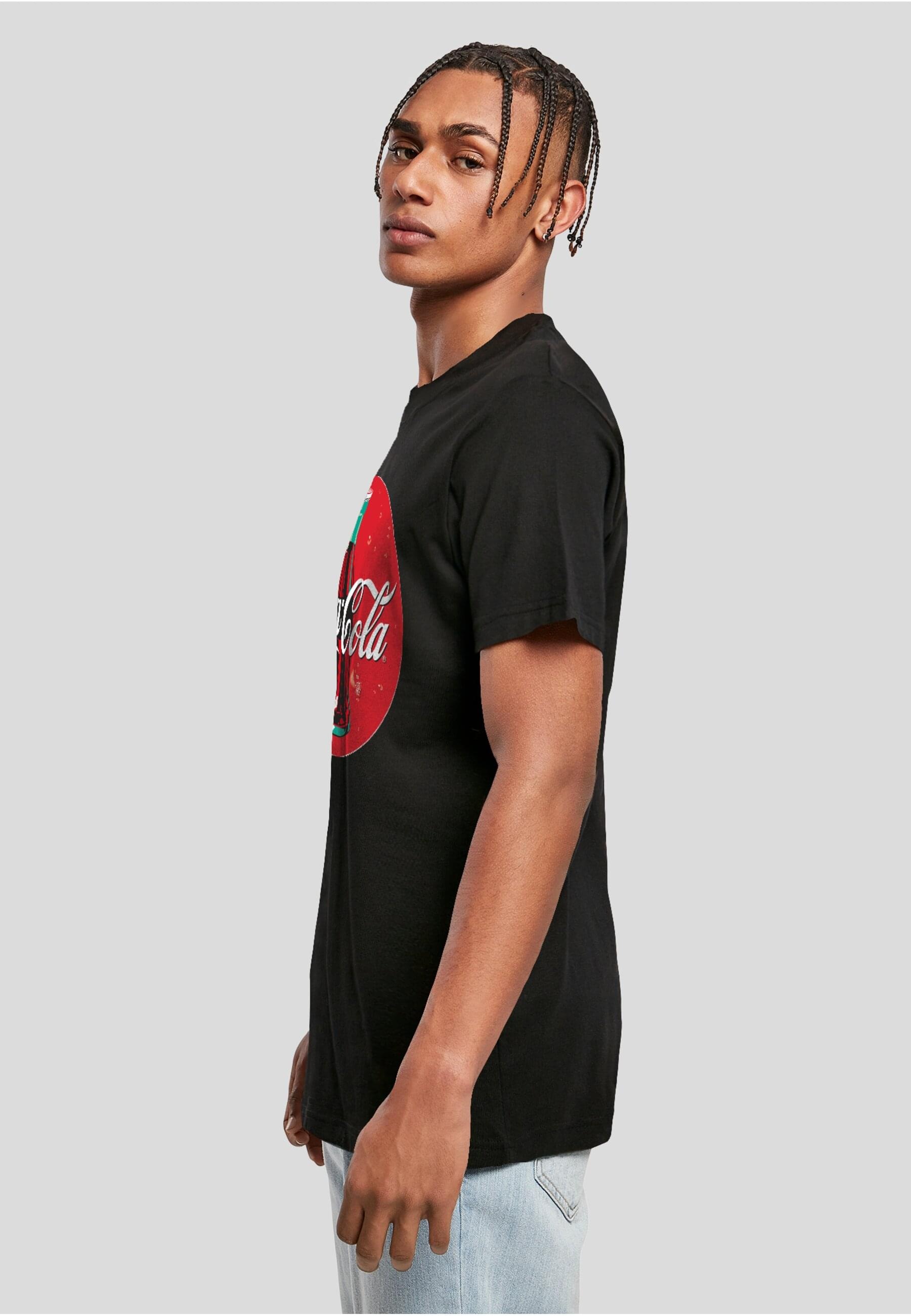 Merchcode T-Shirt »Merchcode Herren Coca Cola Bottle Logo Tee«, (1 tlg.)
