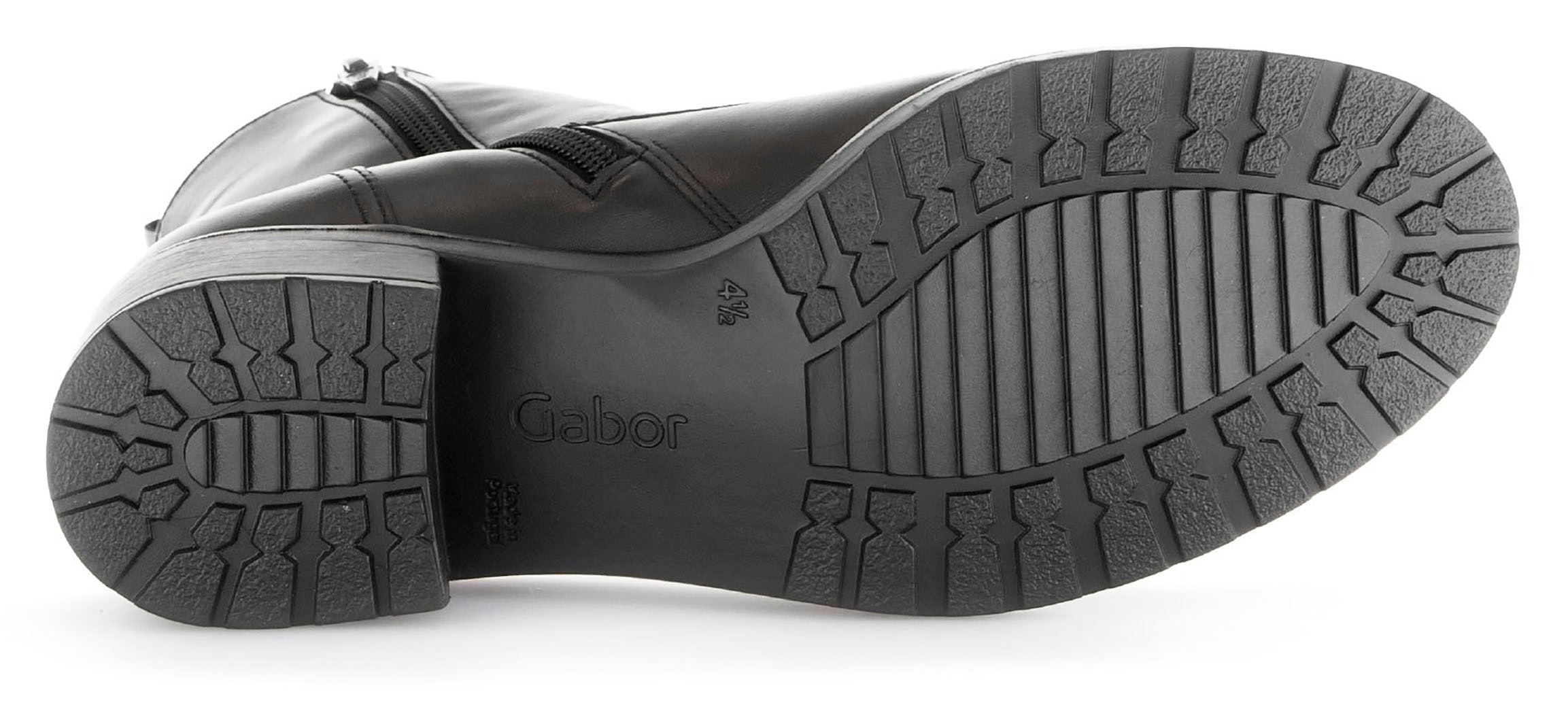 Gabor Schnürstiefelette »Tunis«  , Blockabsatz, Schnürboots, Komfortschuh mit Anziehlasche, G-Weite