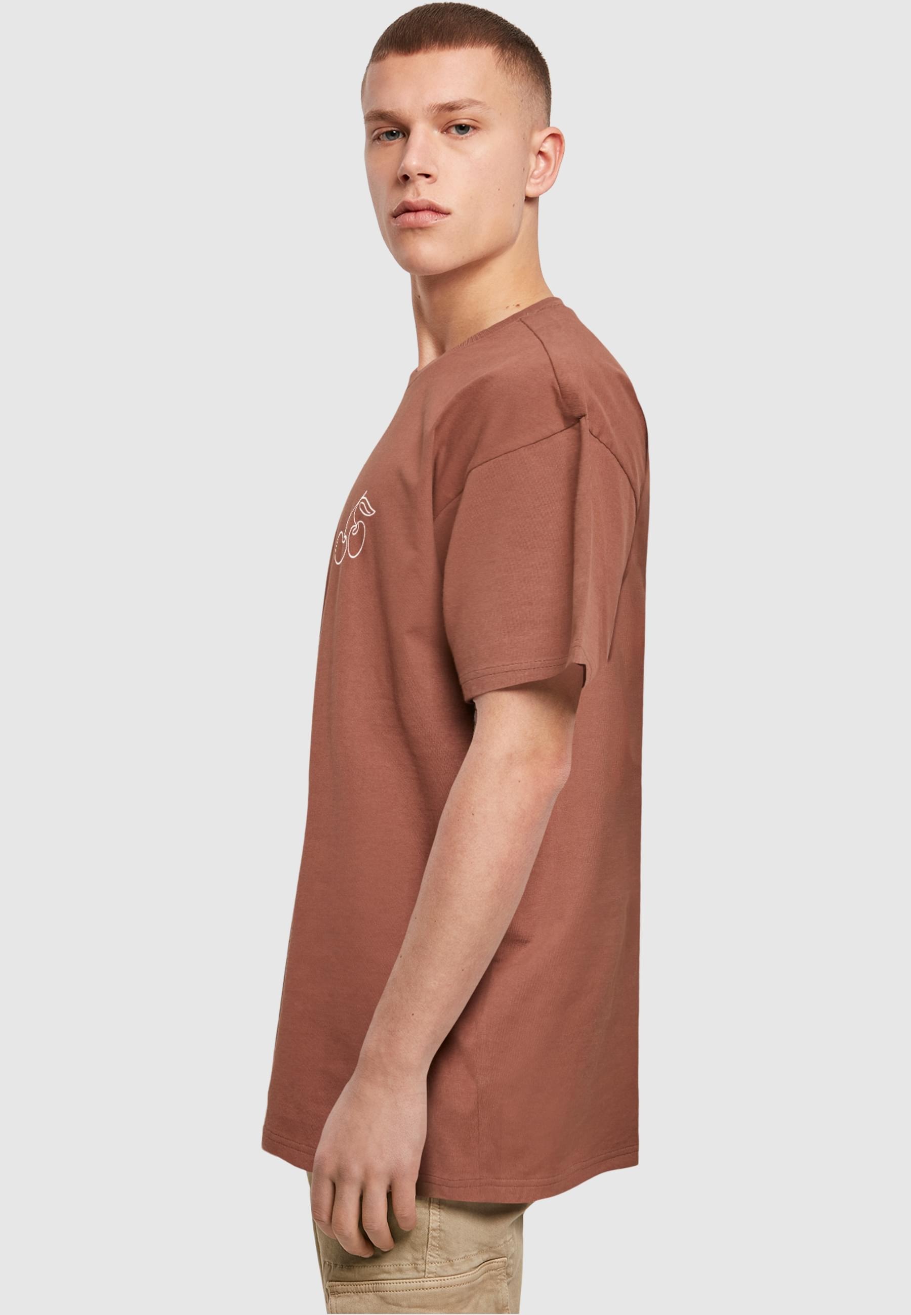 Merchcode T-Shirt »Merchcode Herren Cherry Heavy Oversize Tee«, (1 tlg.)